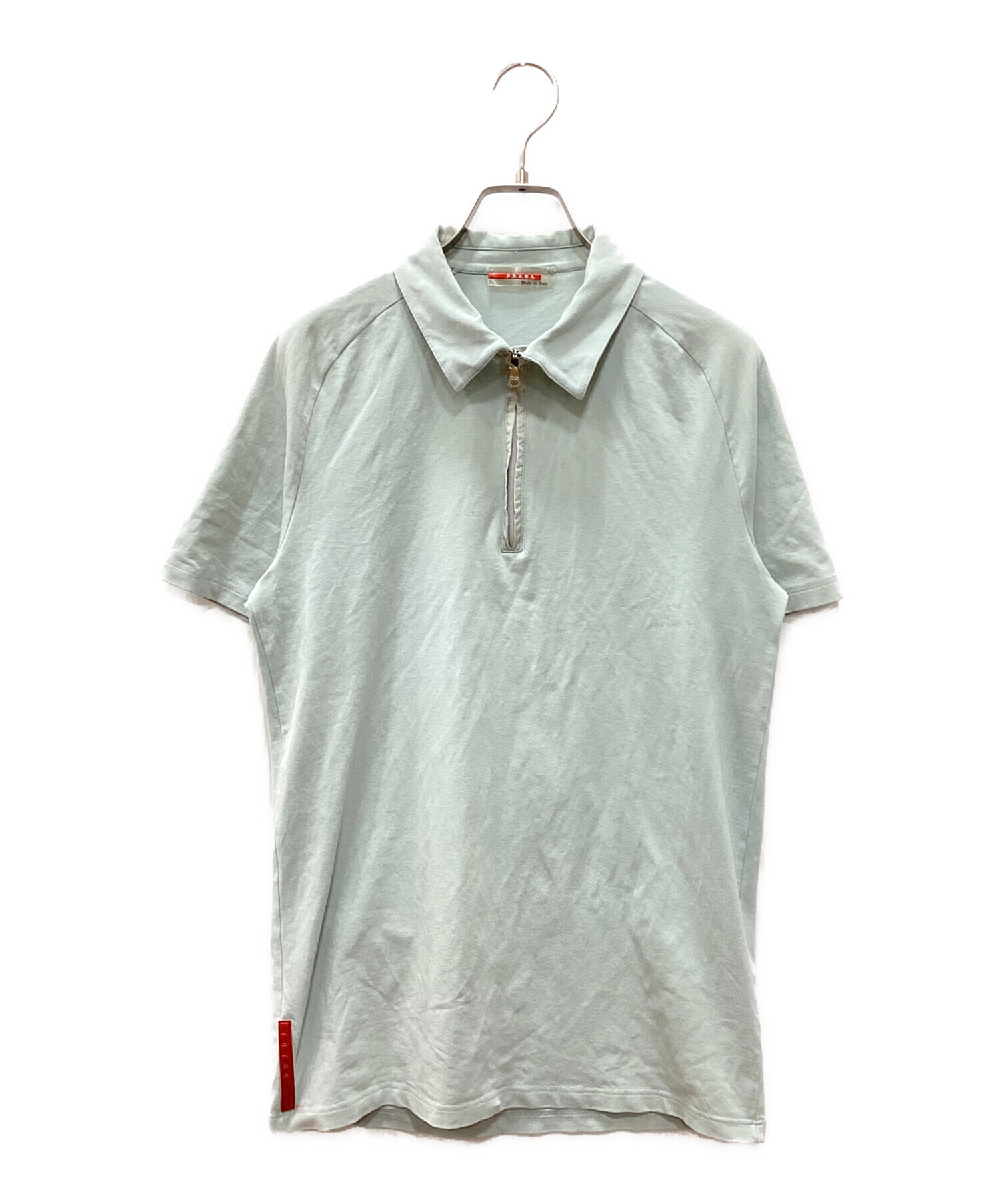 PRADA SPORT プラダスポーツ ポロシャツ S 青 PRADA SPORT プラダ 