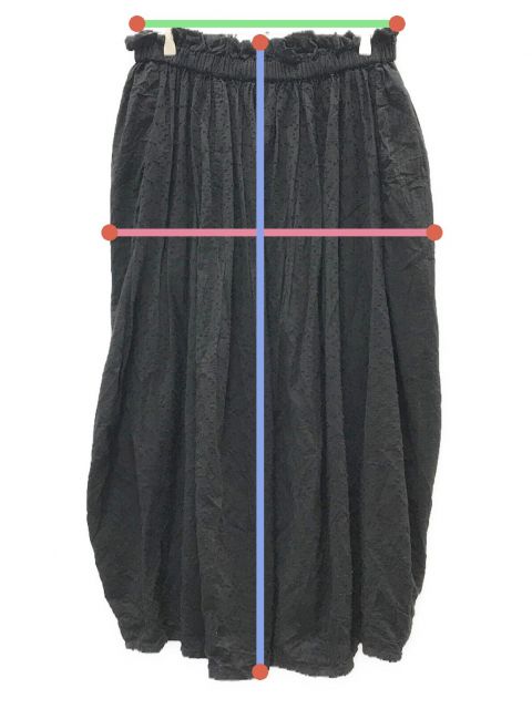 中古・古着通販】pas de calais (パドカレ) スカート ブラック