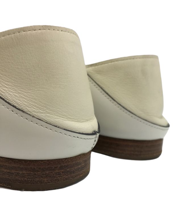 中古・古着通販】Chloe (クロエ) レザー ローファー アイボリー サイズ