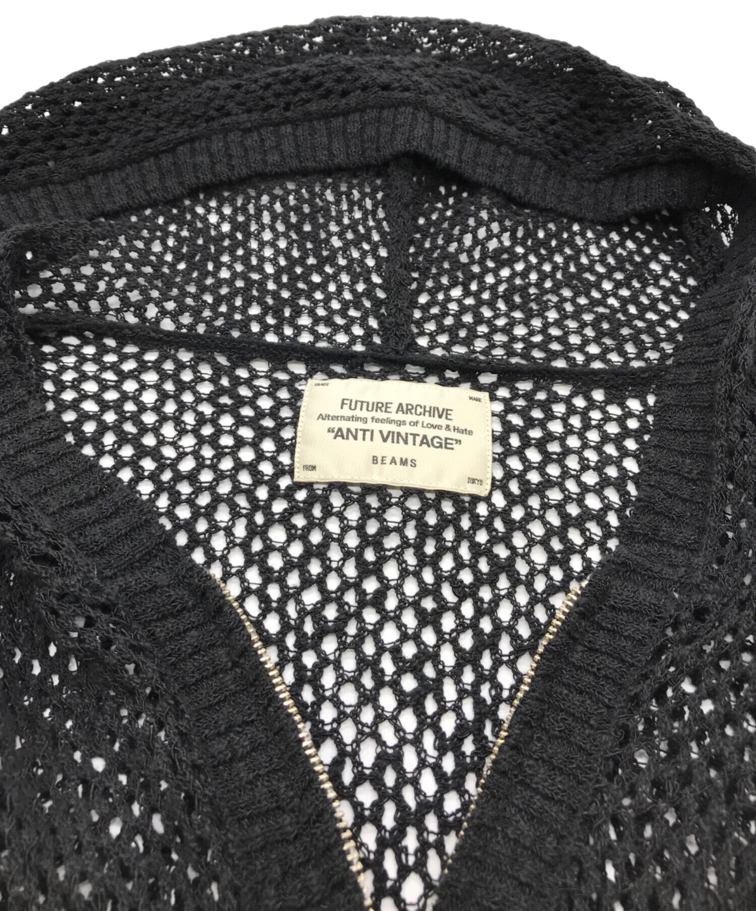 BEAMS FUTURE ARCHIVE NET MESH PARKA 良い BEAMS FUTURE ARCHIVE