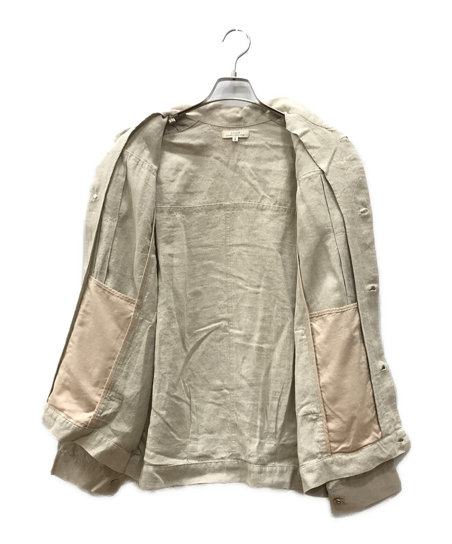 Slow リネン ジャケット サイズ【2】 Slow リネン ジャケット サイズ【2】 SLOW&CO スロウ リネンジャケット