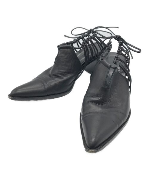 中古・古着通販】UNTISHOLD (アンチショルド) レースアップレザー