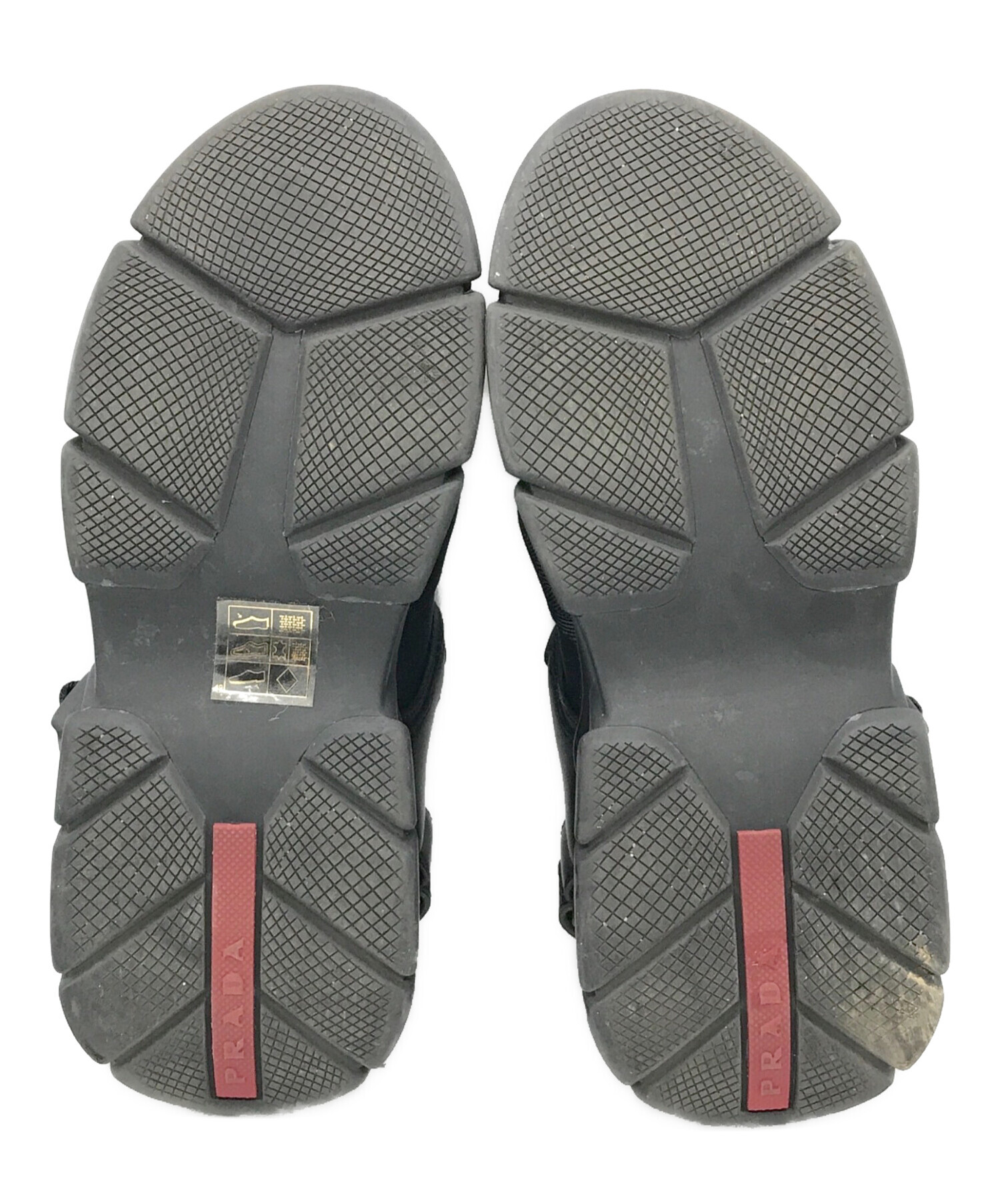 中古・古着通販】PRADA (プラダ) LINEA ROSSA ベルクロスニーカー