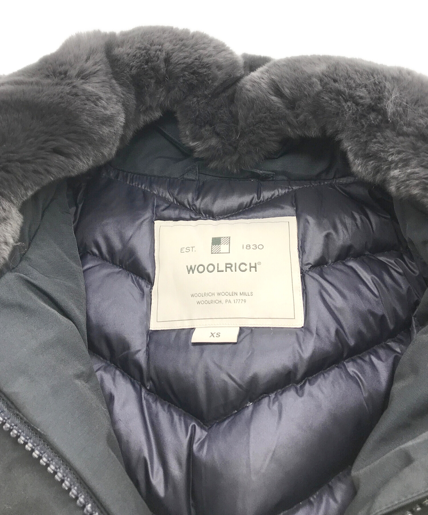 中古・古着通販】WOOLRICH (ウールリッチ) BOW BRIDGE ラビットファー