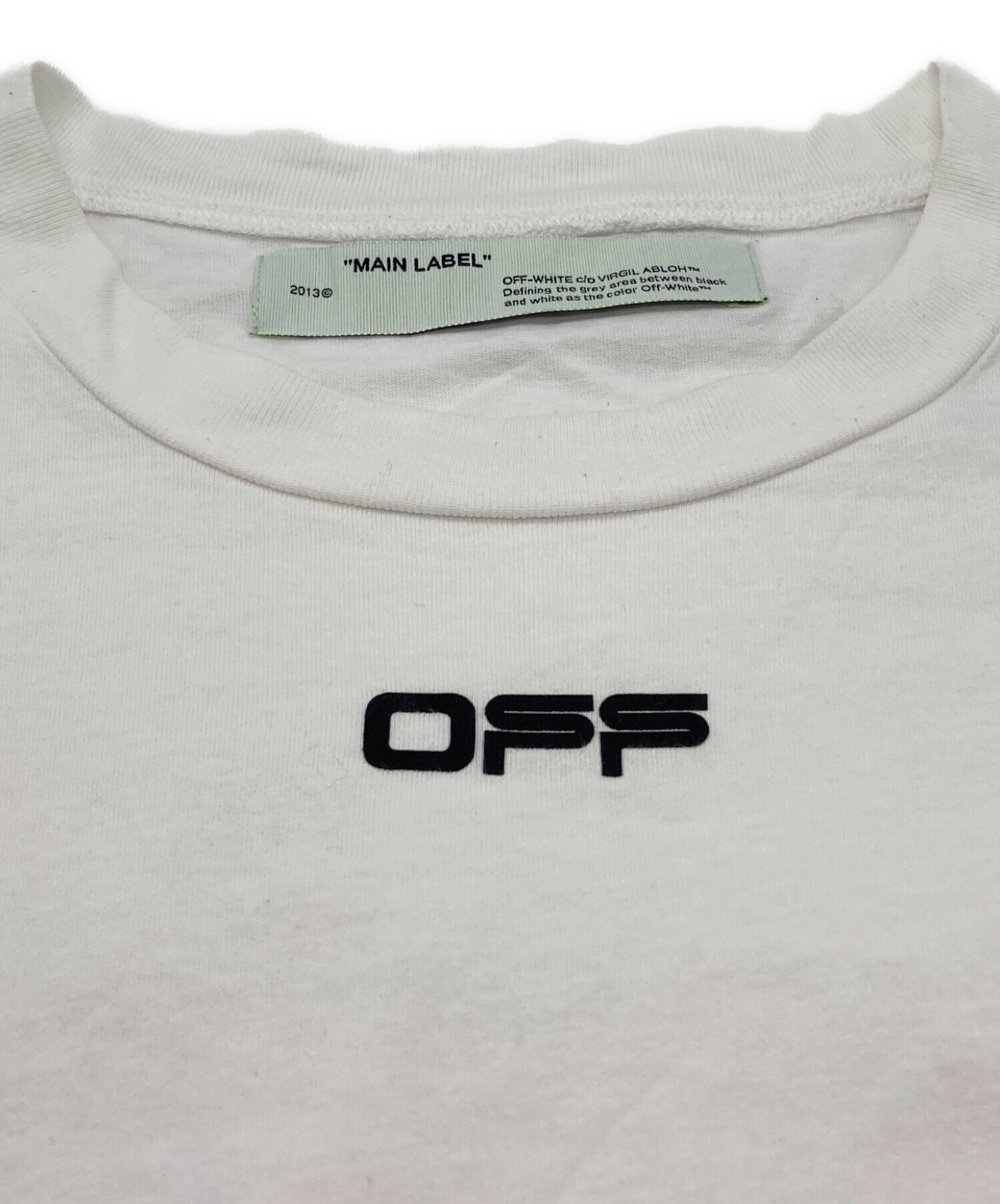 中古・古着通販】OFFWHITE (オフホワイト) Airport Tape S/S Tee 