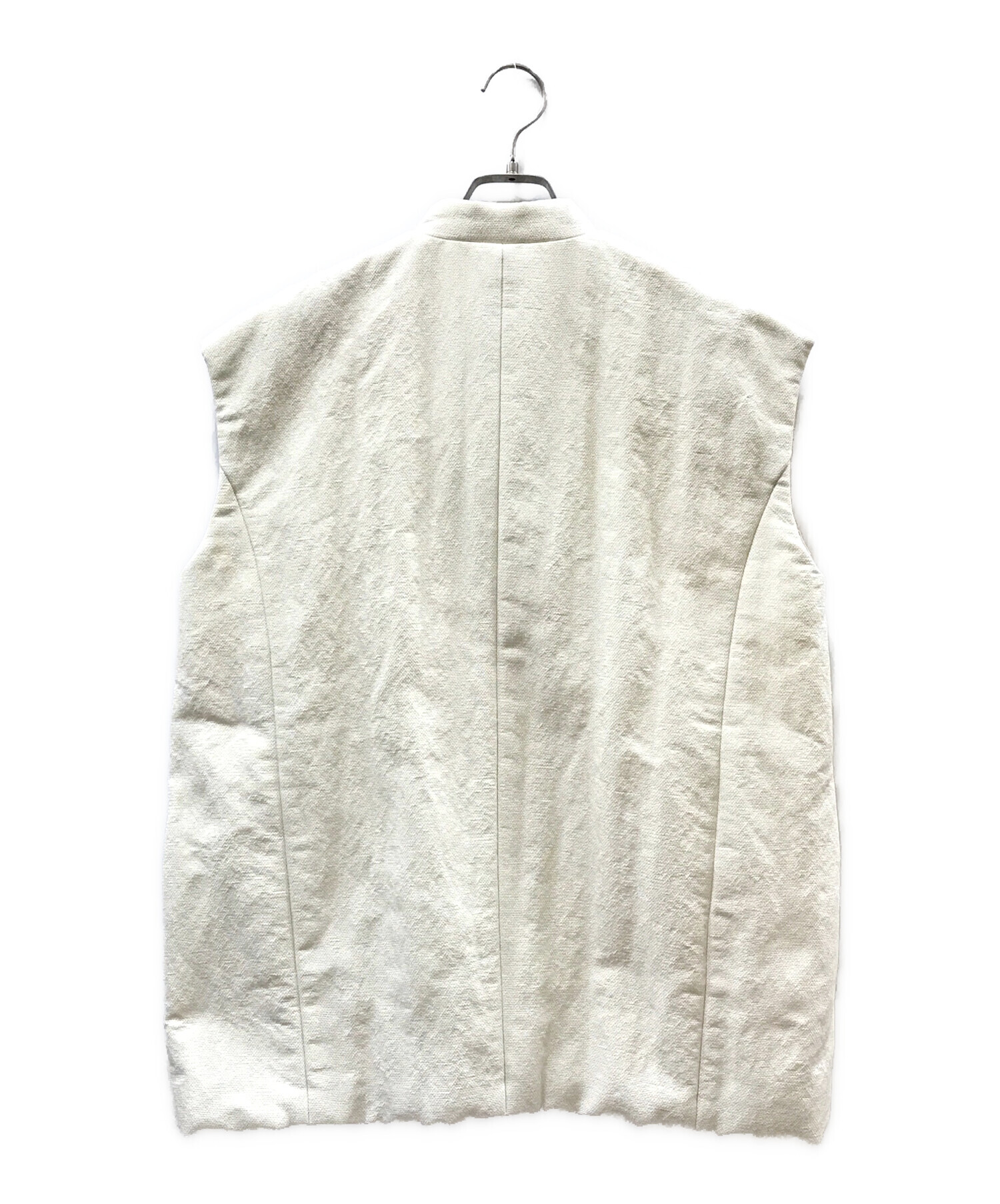 中古・古着通販】CLANE (クラネ) PADDED MESH VEST ホワイト サイズ:1