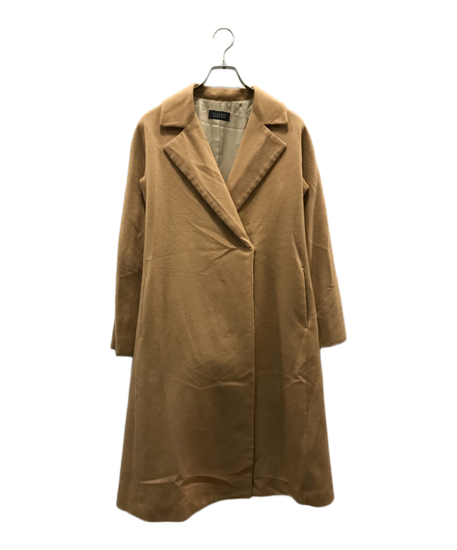 【美品】バーニーズニューヨーク　コート　46 キャメル 美品】バーニーズニューヨークコート46 キャメル