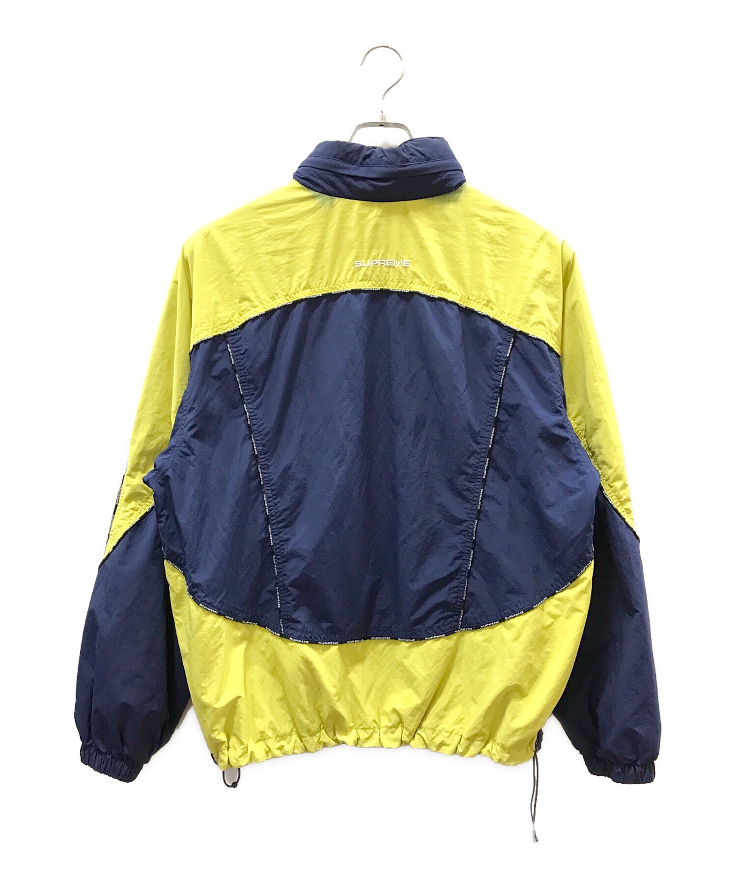 Supreme Logo Piping Hooded Track Jacket 'Black White' SUP-FW23-065