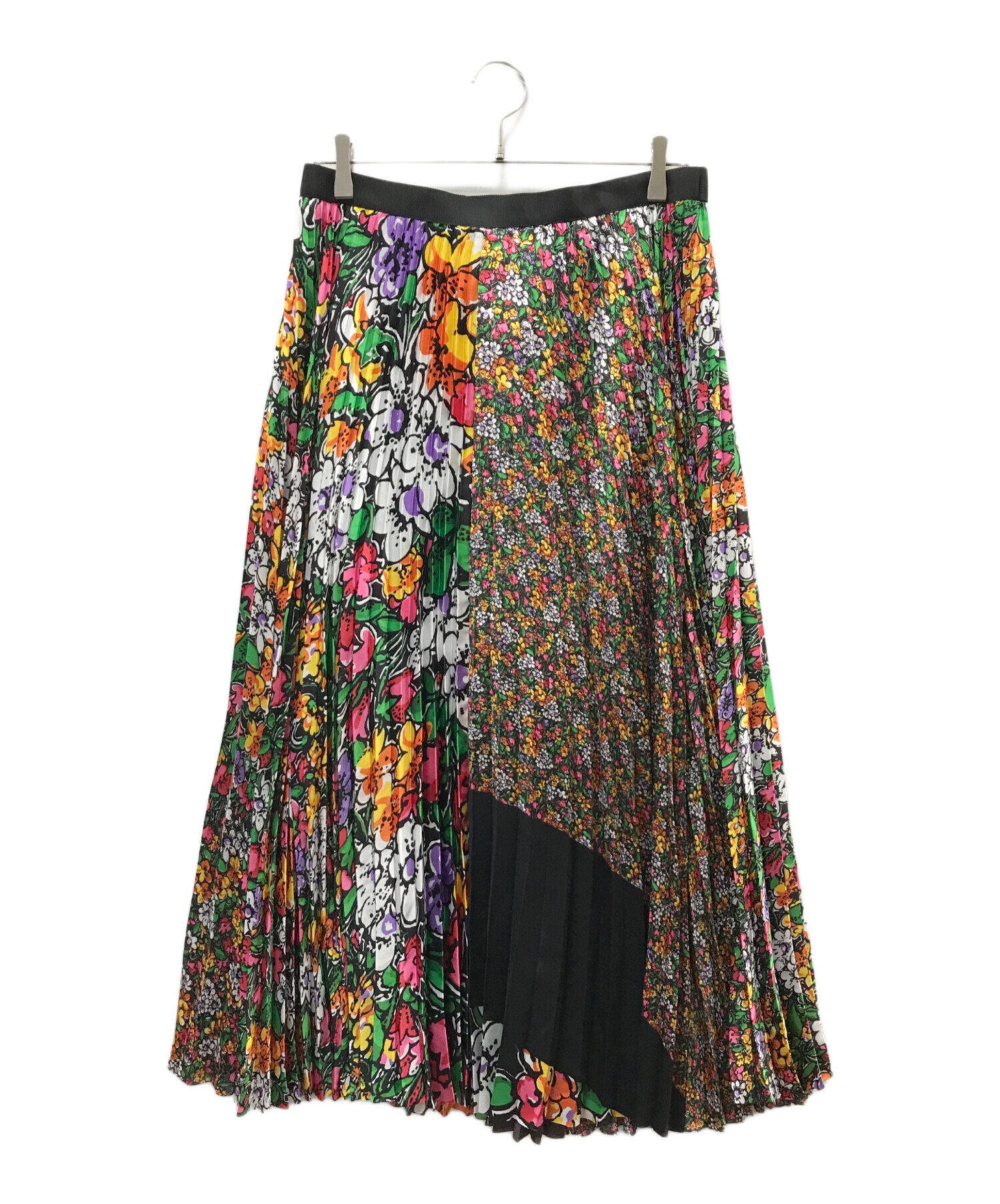 中古・古着通販】sacai (サカイ) Floral Print Skirt ブラック サイズ