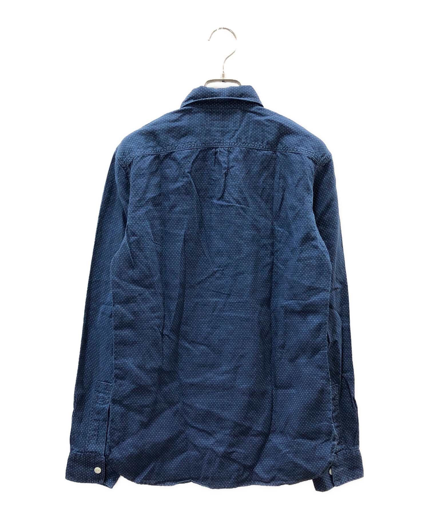 中古・古着通販】RRL (ダブルアールエル) ドットシャツ インディゴ