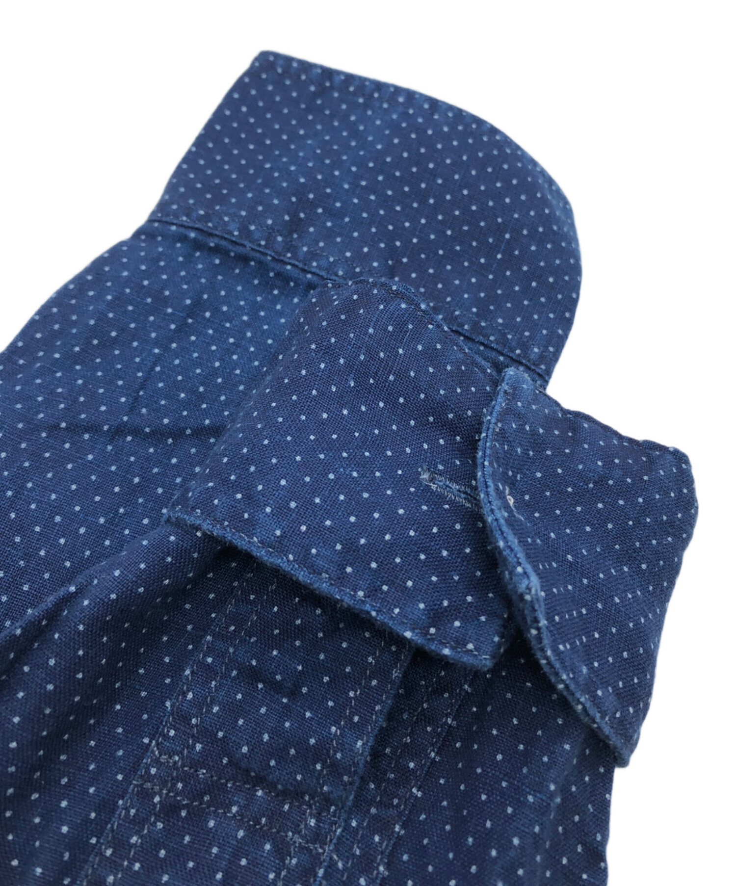 中古・古着通販】RRL (ダブルアールエル) ドットシャツ インディゴ