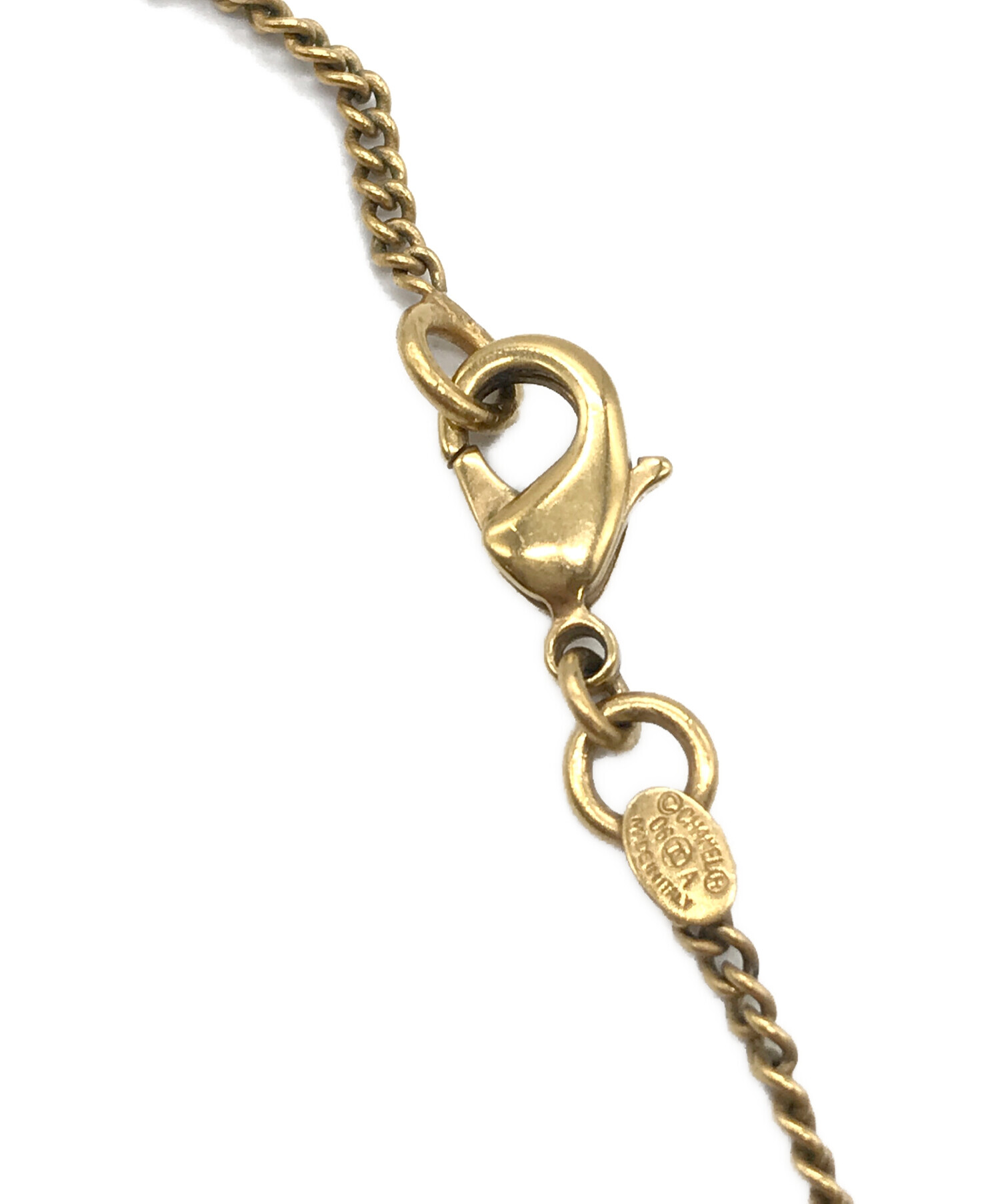 中古・古着通販】CHANEL (シャネル) ココマークリボンネックレス 