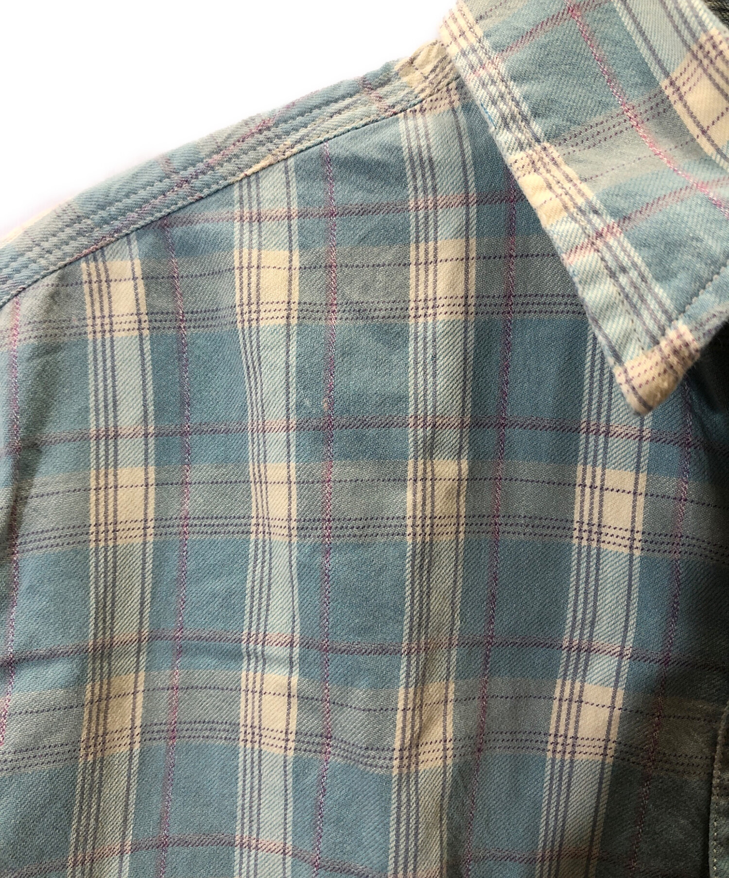 中古・古着通販】RRL (ダブルアールエル) マドラスチェックシャツ