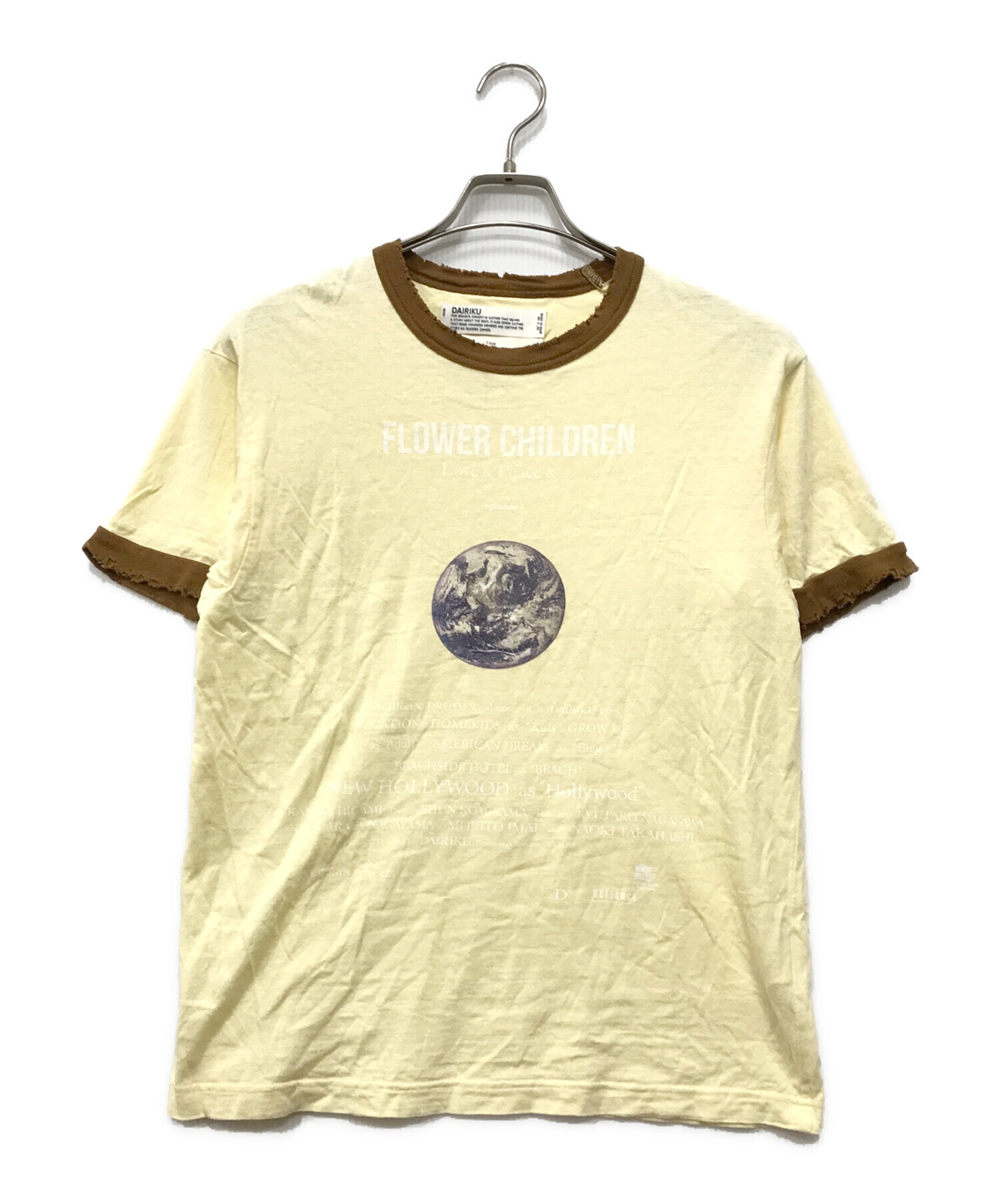 Tシャツ dairiku adult 刺繍 ダイリク DAIRIKU 19ss tシャツ ss T 
