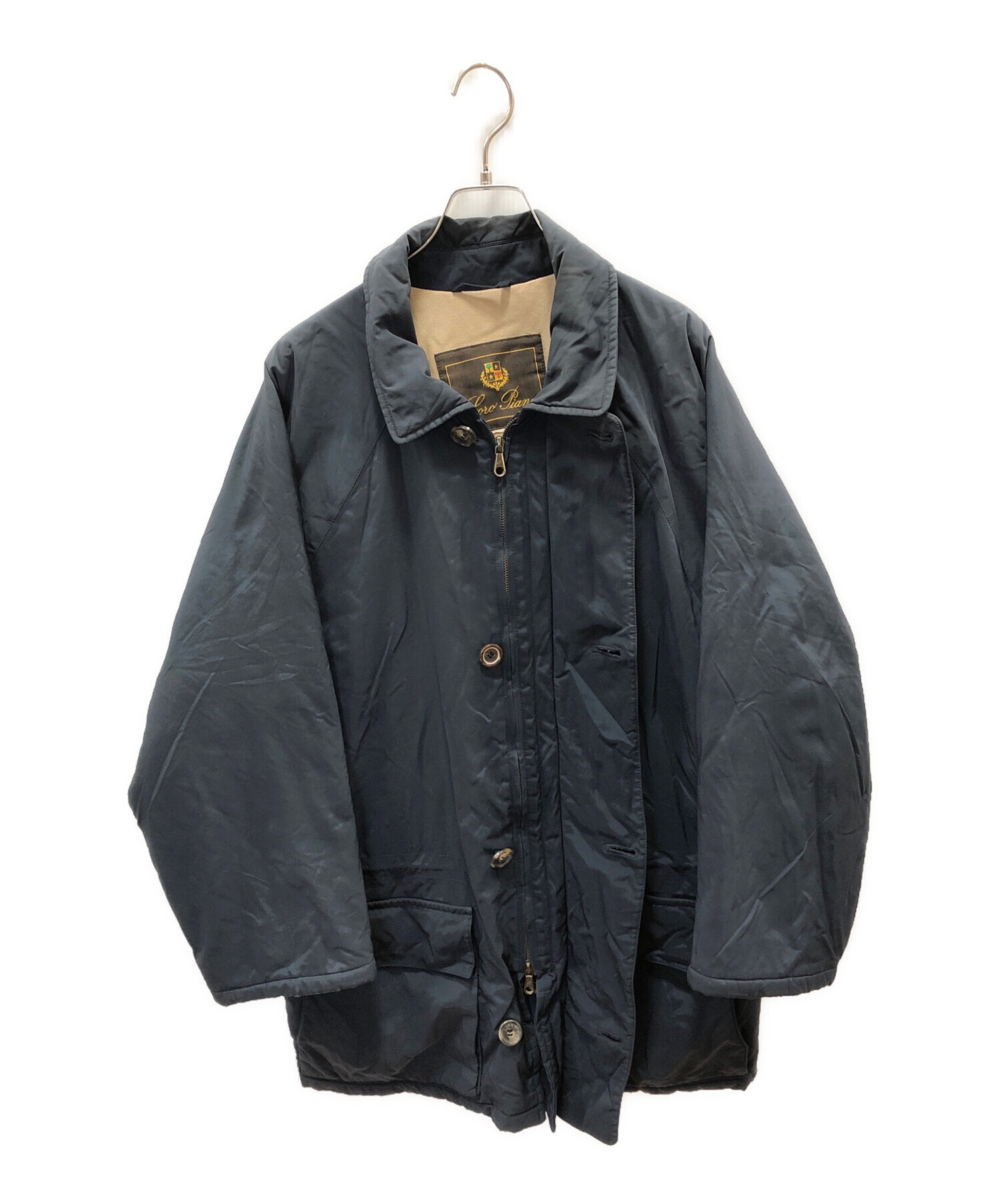 Loro Piana ロロピアーナ　ダウンジャケット メンズ　ネイビー　L 中古・古着通販】LORO PIANA (ロロピアーナ) ジャケット ネイビー