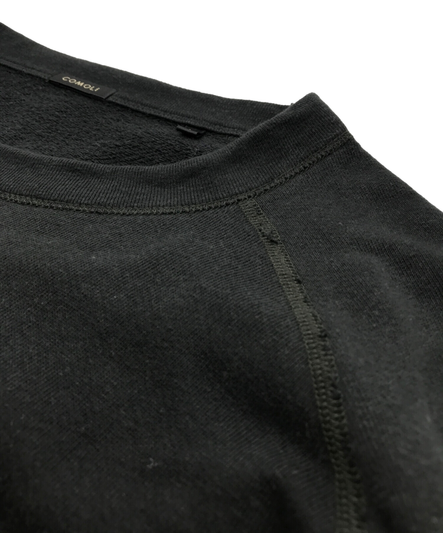 中古・古着通販】COMOLI (コモリ) 製品染 裏毛 クルーネック