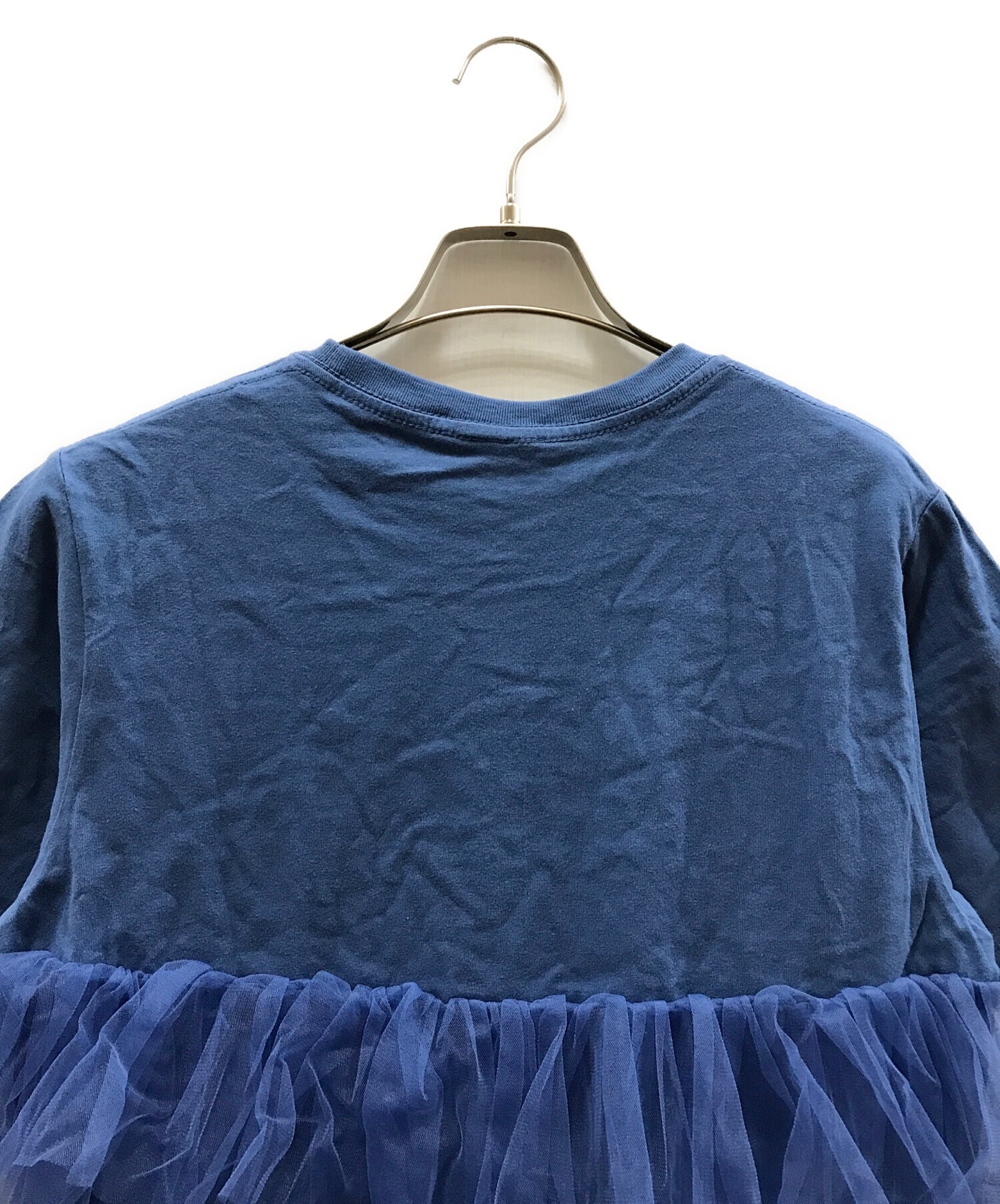 中古・古着通販】VIVIANO (ヴィヴィアーノ) Asymmetric Tulle T-shirt