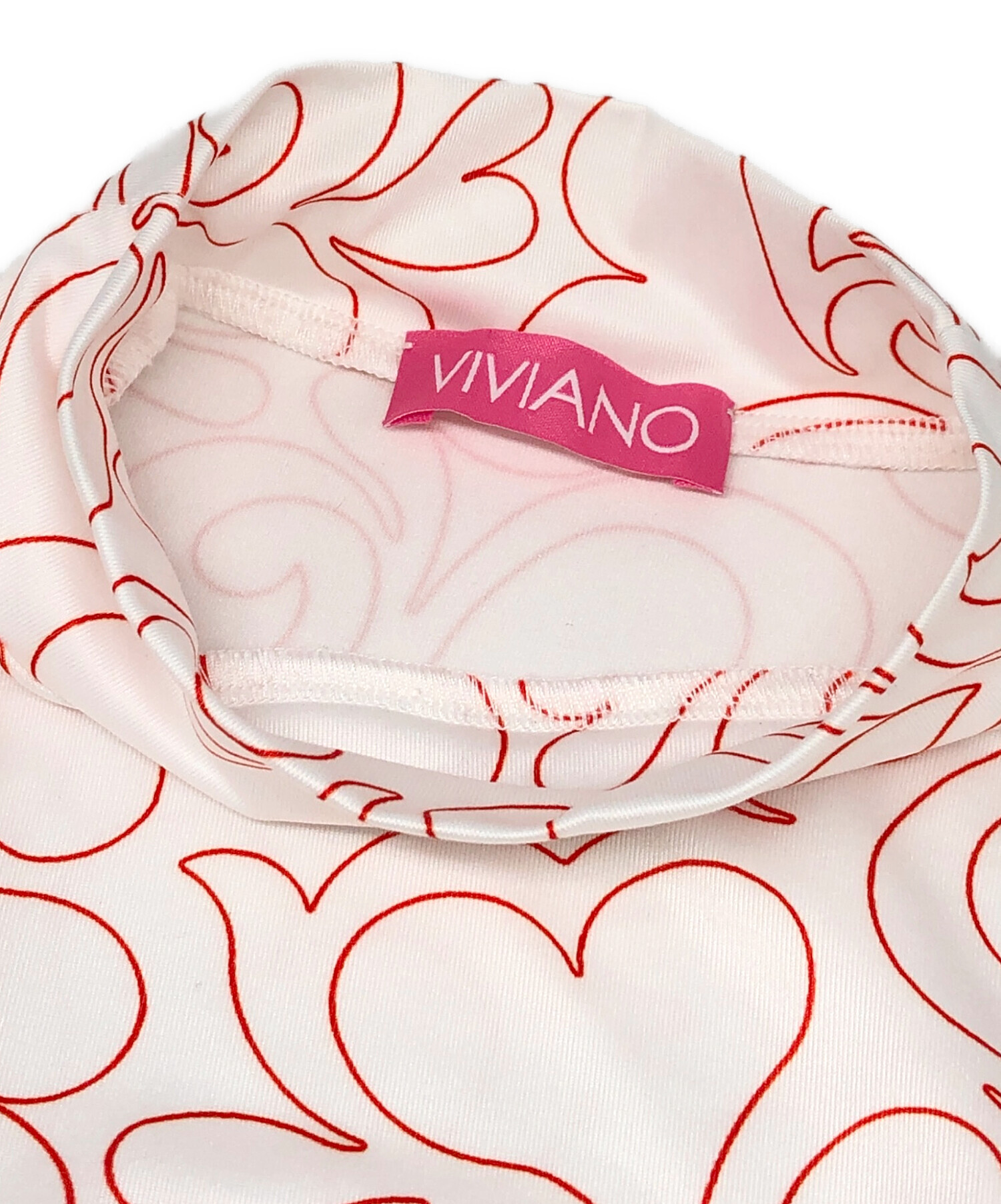 中古・古着通販】VIVIANO (ヴィヴィアーノ) ELASTIC TOP ホワイト