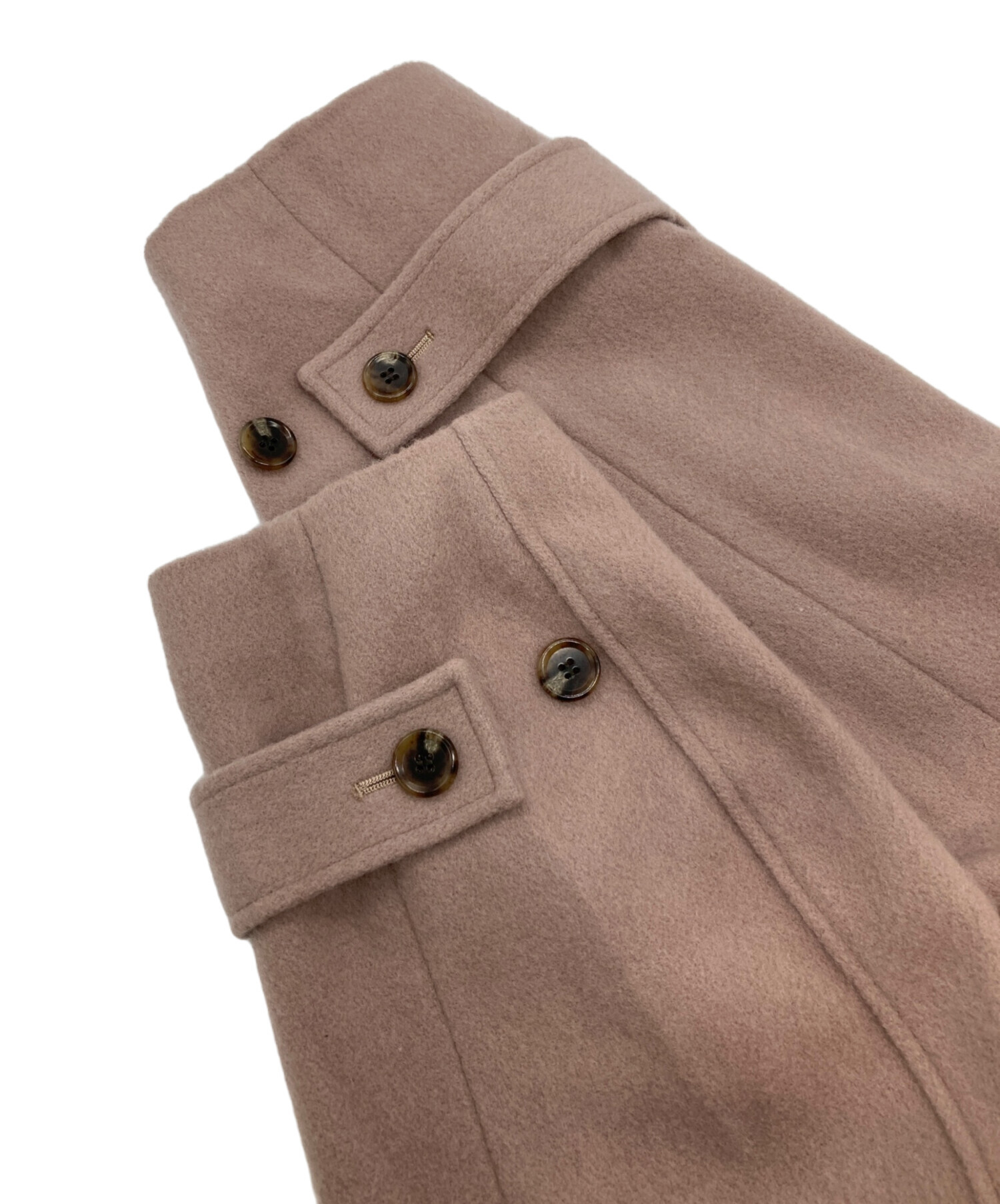 中古・古着通販】COHINA (コヒナ) バックフレアウールコート ベージュ