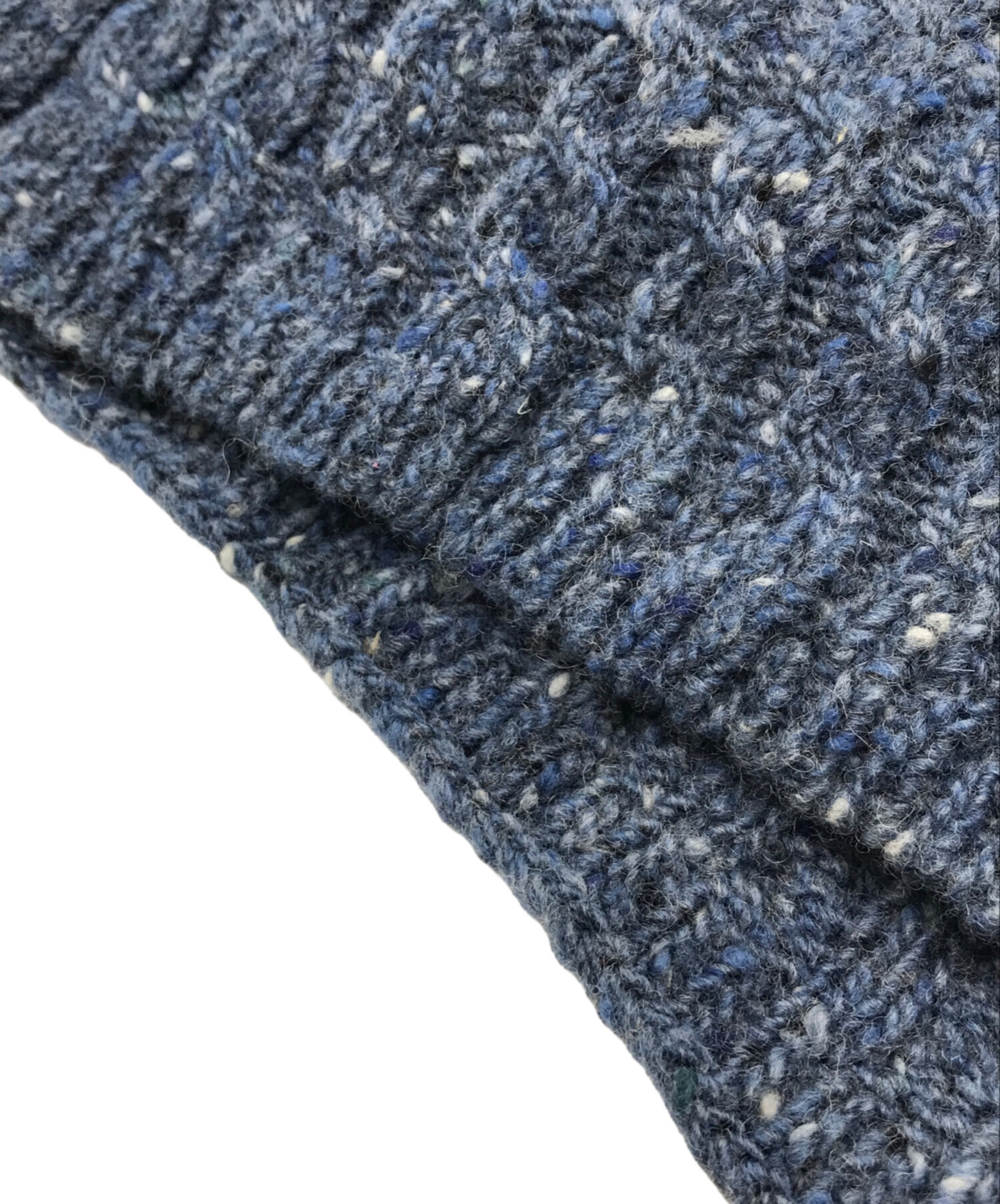 THOM BROWNE ケーブル編みマフラー ネイビー THOM BROWNE