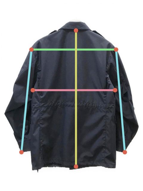 中古・古着通販】HYKE (ハイク) M-51 フィールドジャケット ネイビー