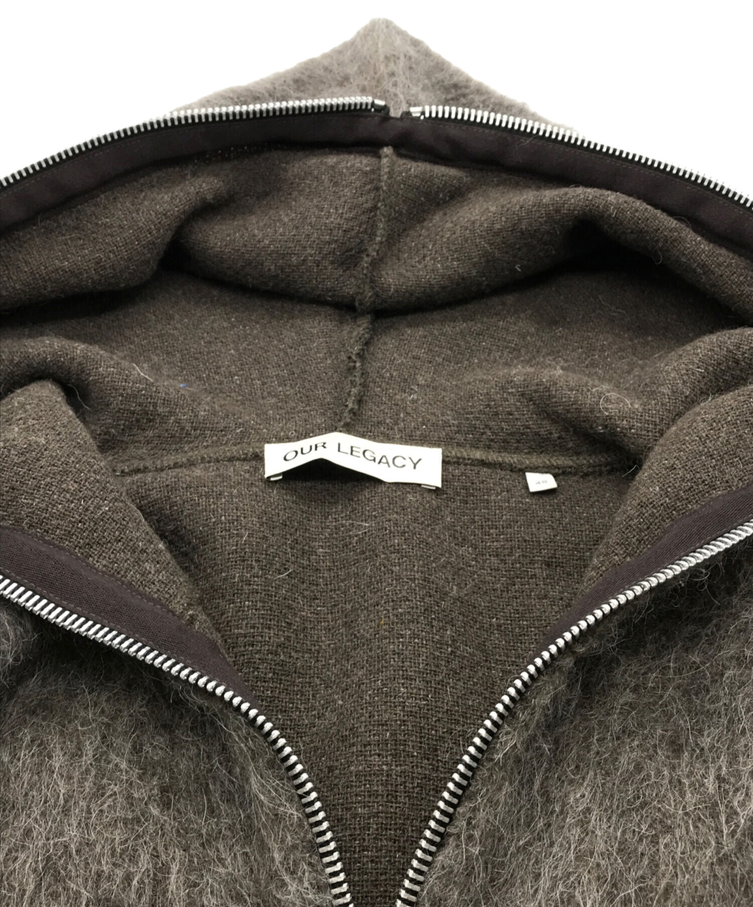 中古・古着通販】OUR LEGACY (アワーレガシー) FULL ZIP HOOD GREY  