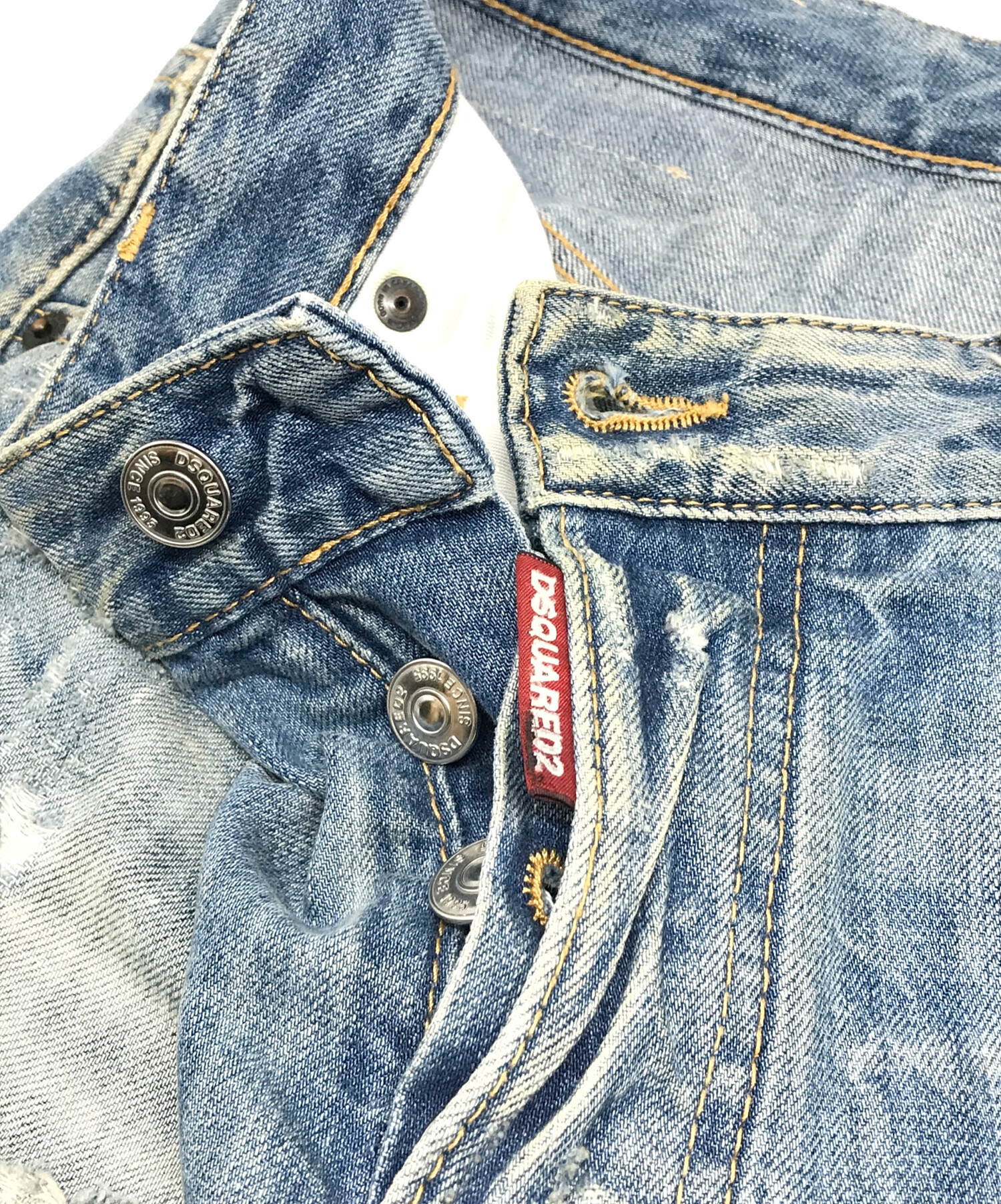 中古・古着通販】DSQUARED2 (ディースクエアード) クラッシュリペア