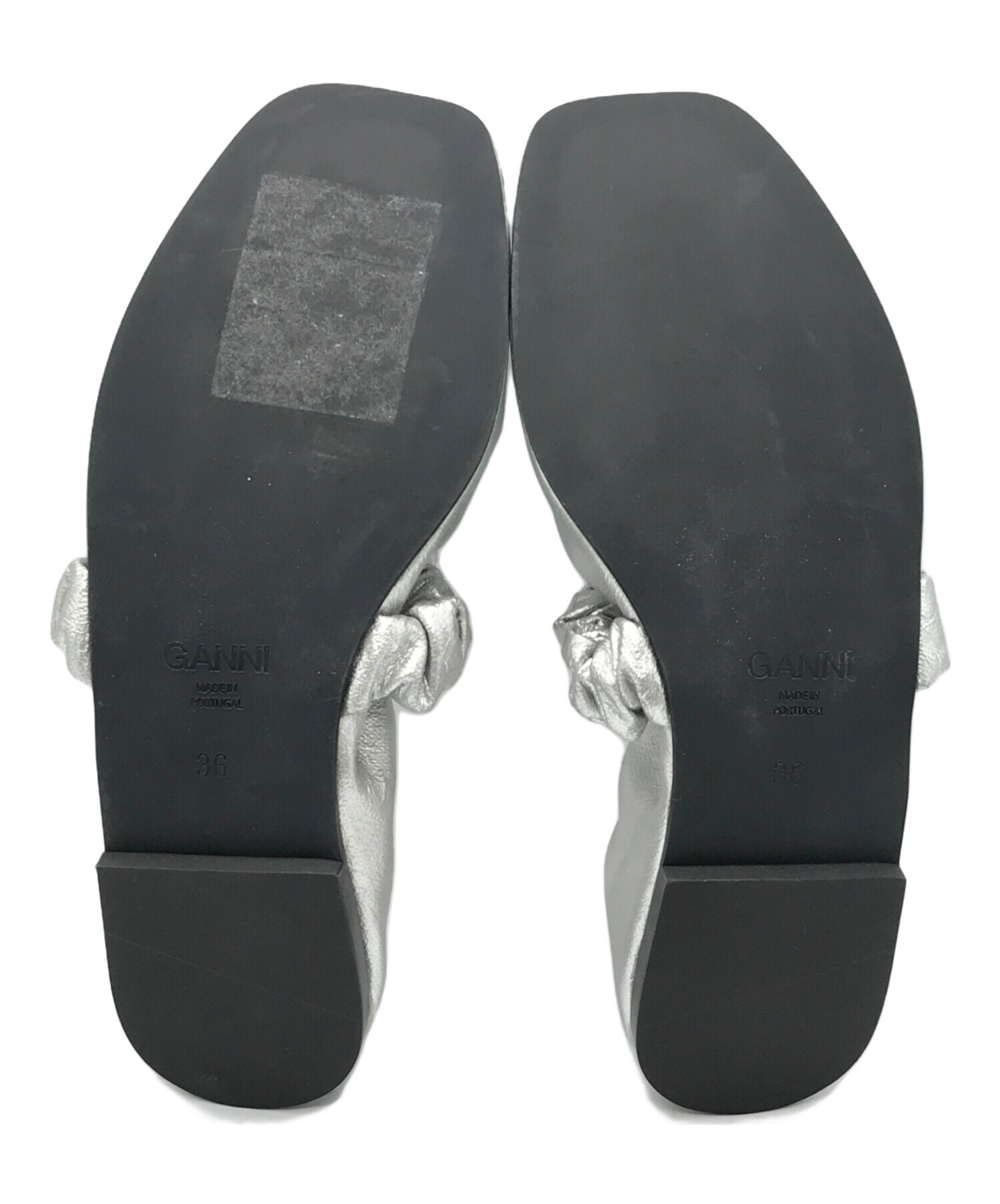 中古・古着通販】Ganni (ガニー) パンプス シルバー サイズ:23