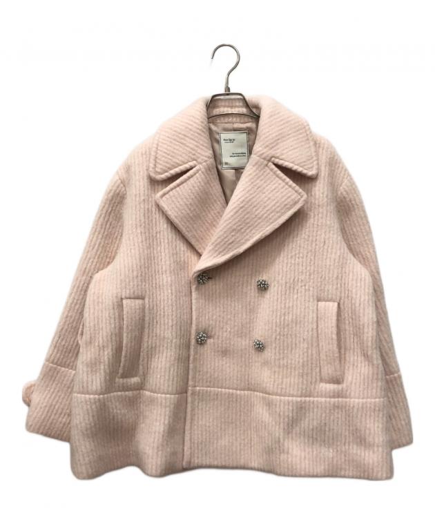 herlipto Odette Wool-Blend Coat S pink herlipto♡ Odette