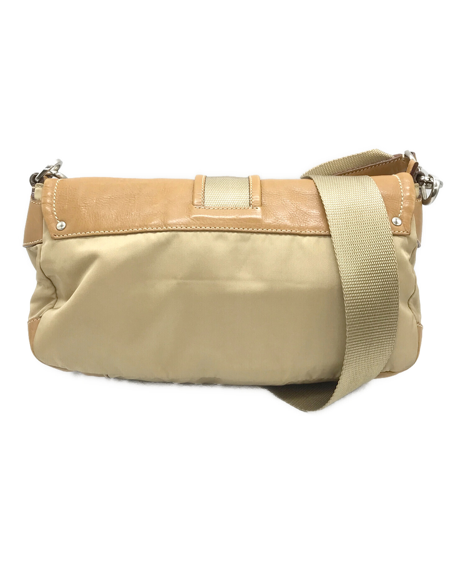 中古・古着通販】PRADA (プラダ) ワンショルダーバッグ ベージュ