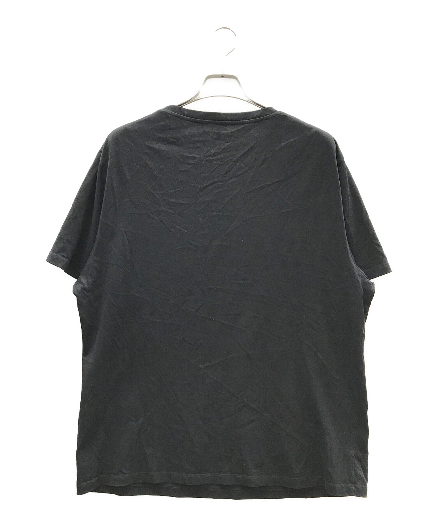 LOEWE アナグラムブラック ポケットTシャツXL