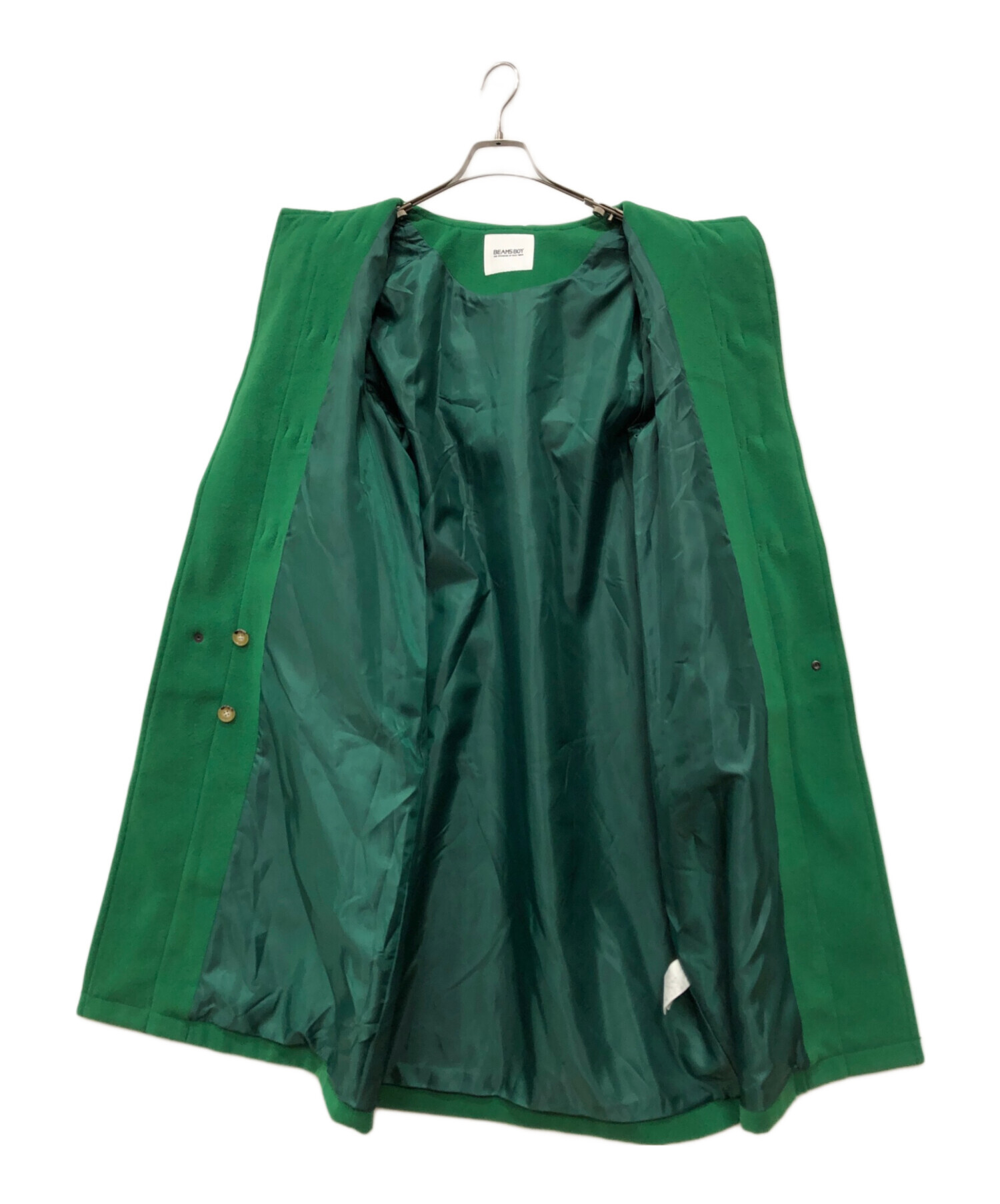 BEAMS BOY グリーンダッフルコート こだわりがつまっているベーシックなコート。｜ビームス ボーイ