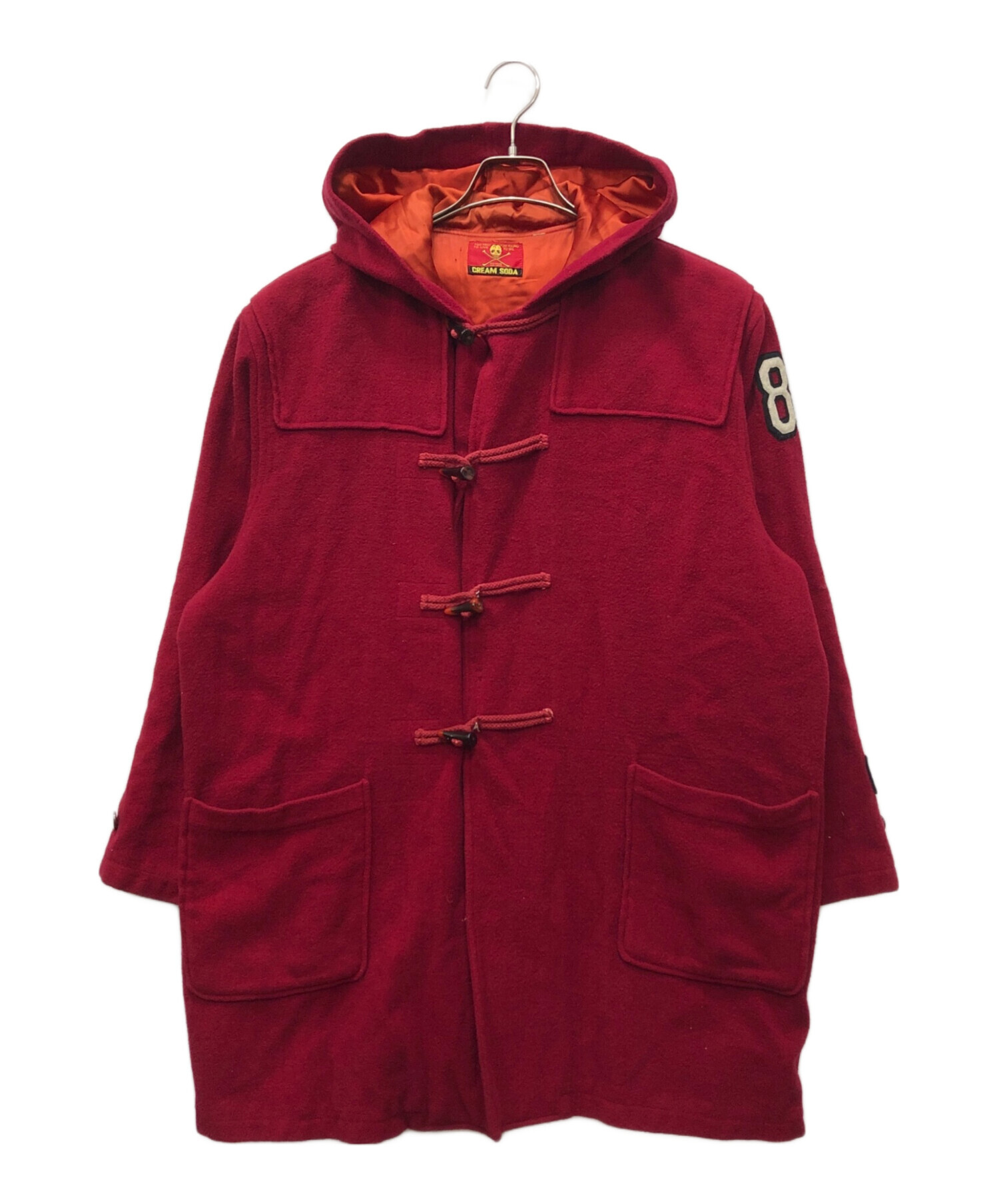 中古・古着通販】CREAM SODA (クリームソーダ) ダッフルコート レッド