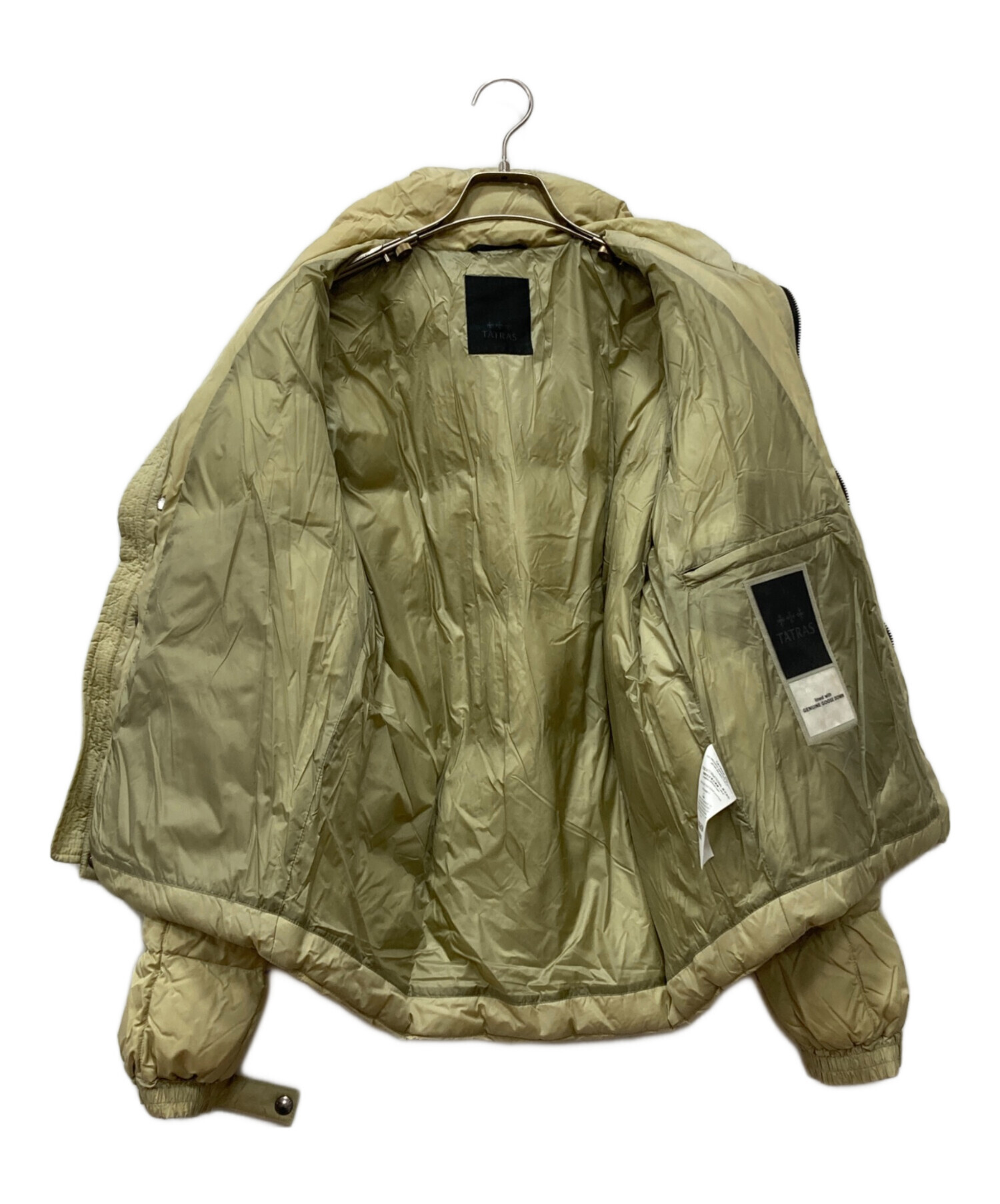 中古・古着通販】TATRAS (タトラス) BOESIO ダウンジャケット ベージュ 