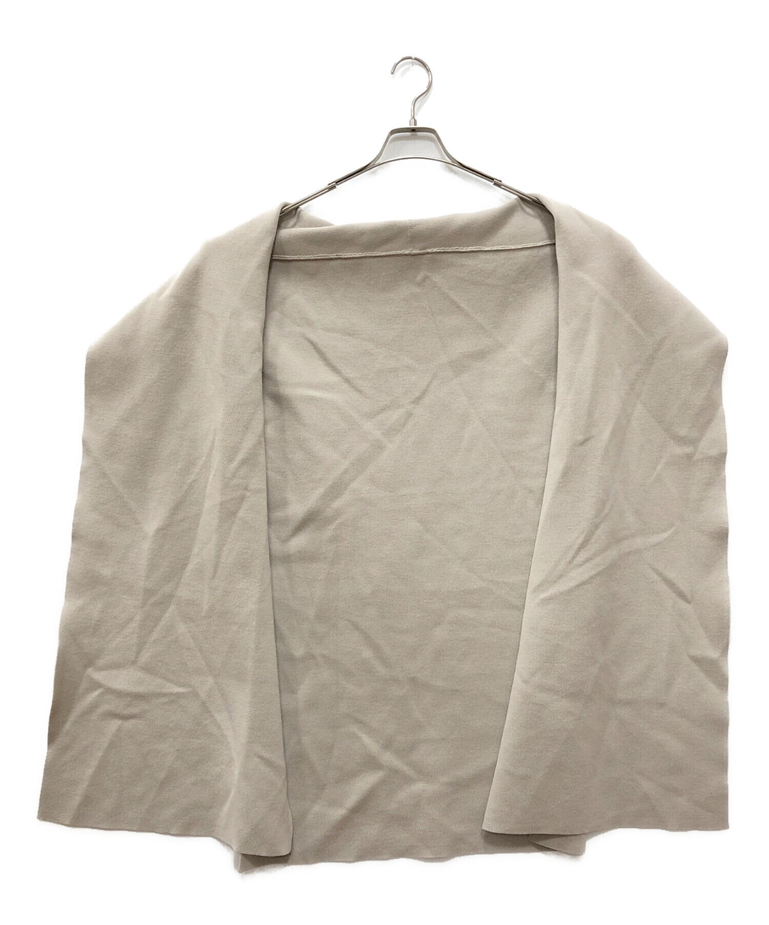 中古・古着通販】SOEJU (ソージュ) ウール混ニットジレ ベージュ