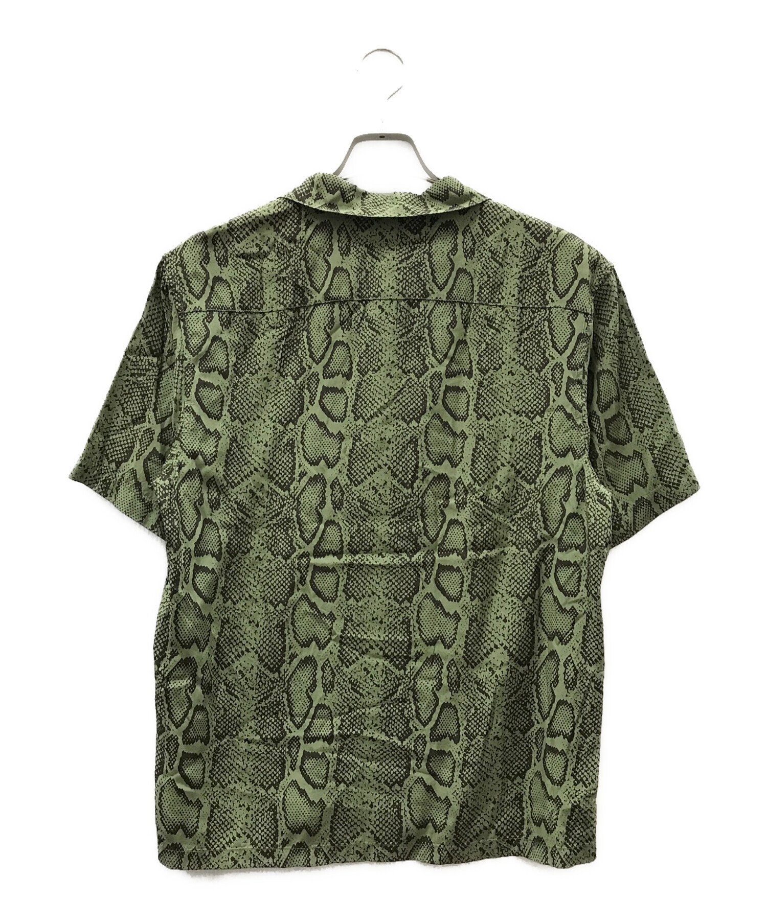 中古・古着通販】SUPREME (シュプリーム) Snake S/S Shirt グリーン 