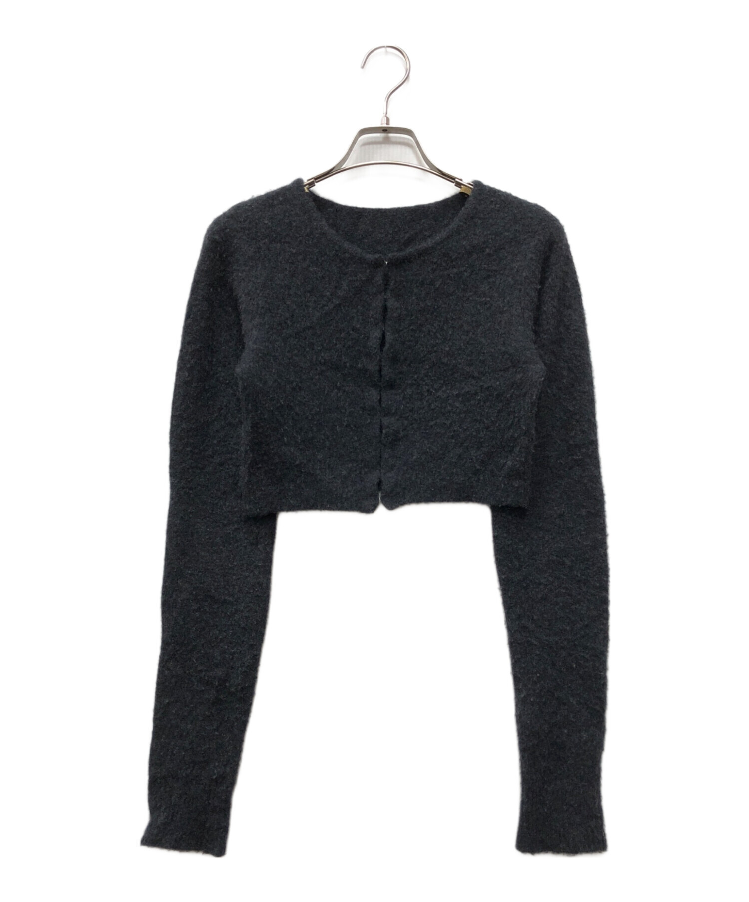 中古・古着通販】biotope (ビオトープ) cashmere hook cardigan グレー 
