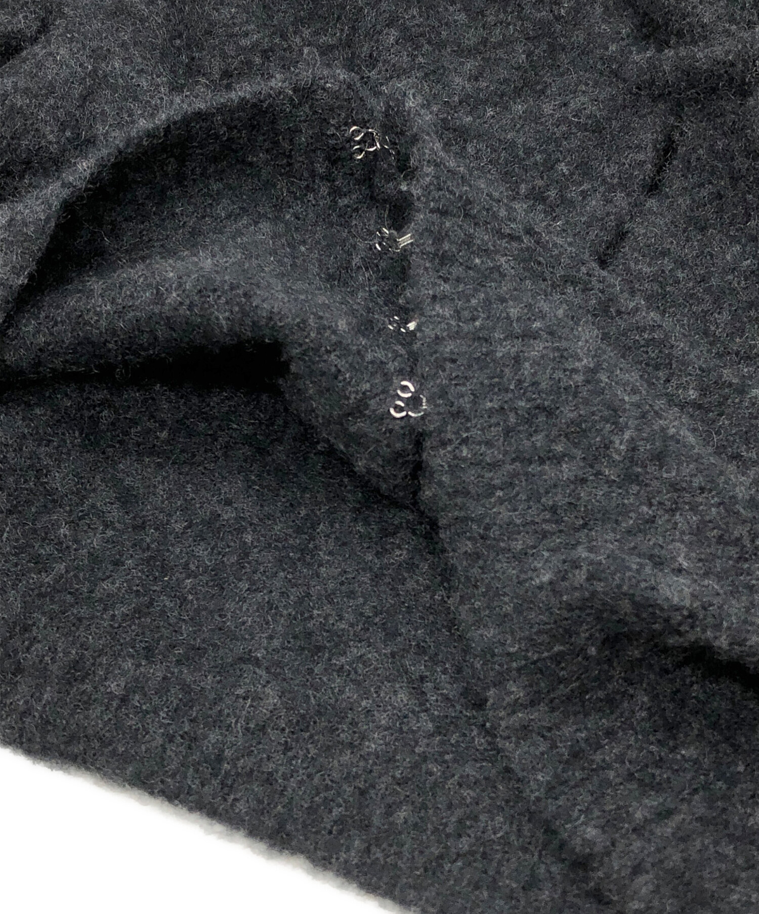 中古・古着通販】biotope (ビオトープ) cashmere hook cardigan グレー 