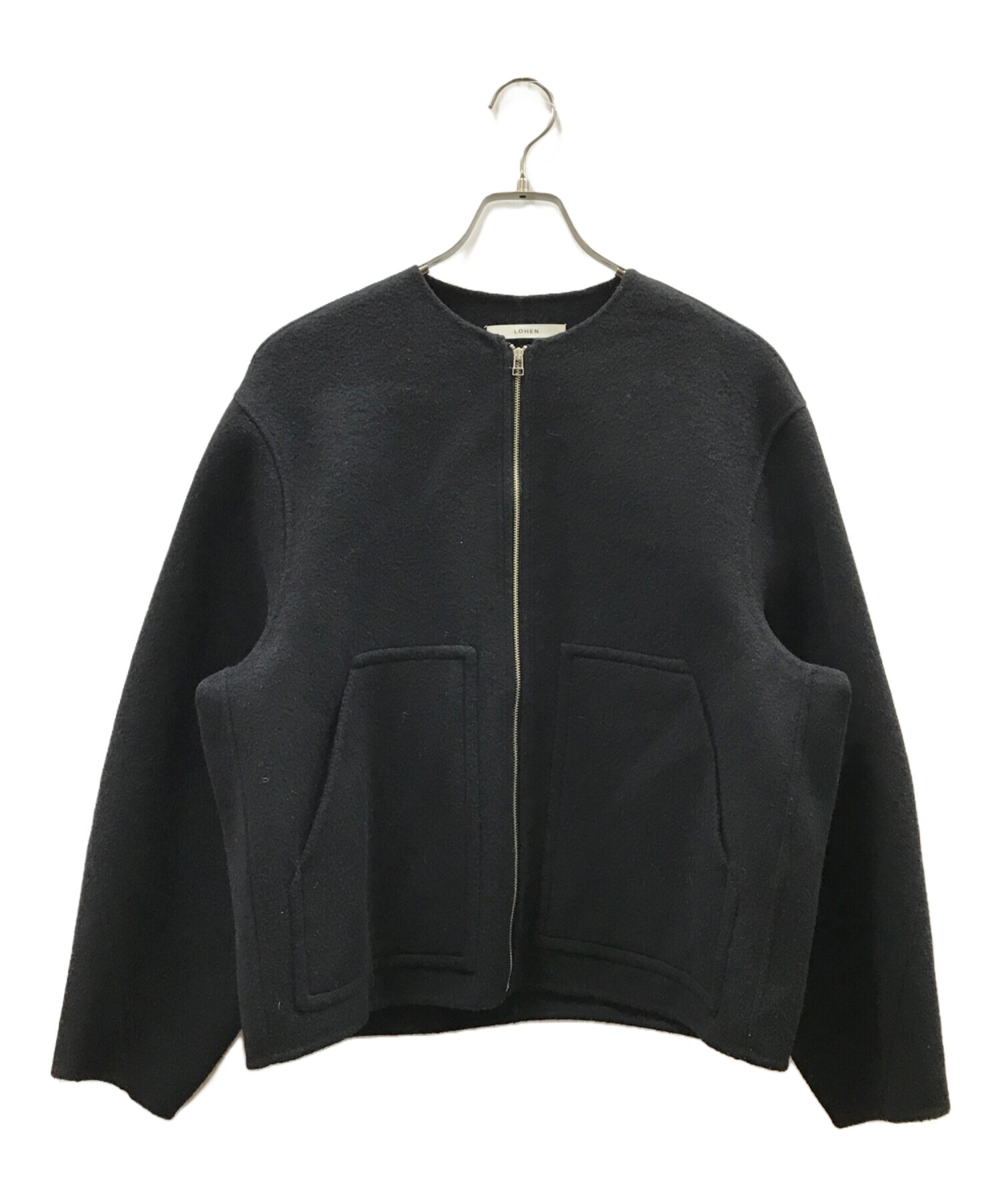 中古・古着通販】LOHEN (ローヘン) バックフォルムリバーZIPブルゾン