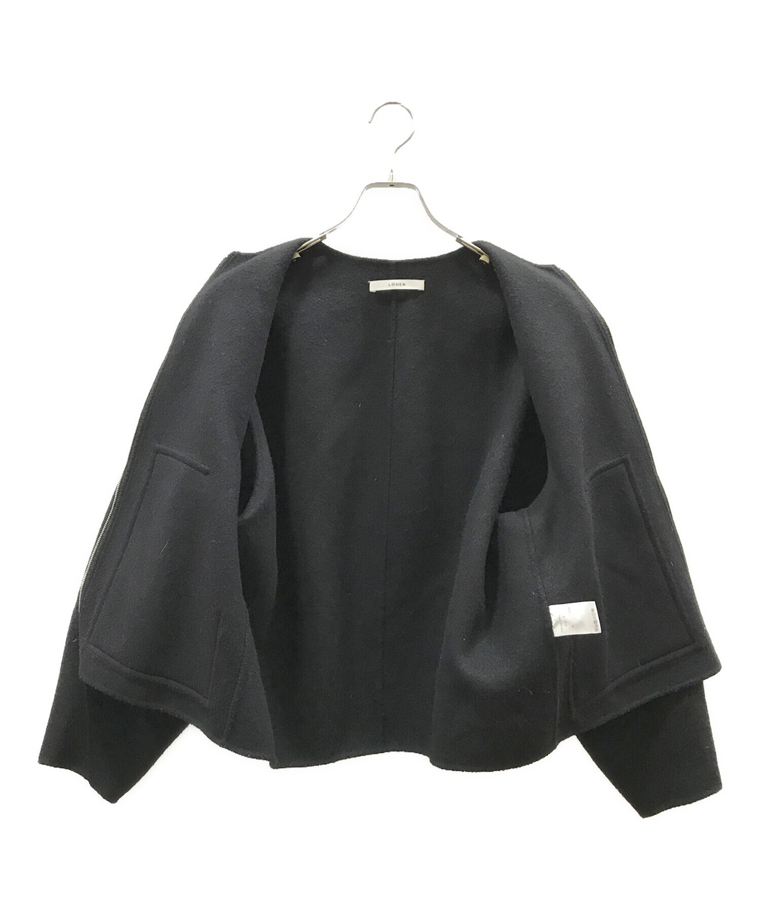 中古・古着通販】LOHEN (ローヘン) バックフォルムリバーZIPブルゾン