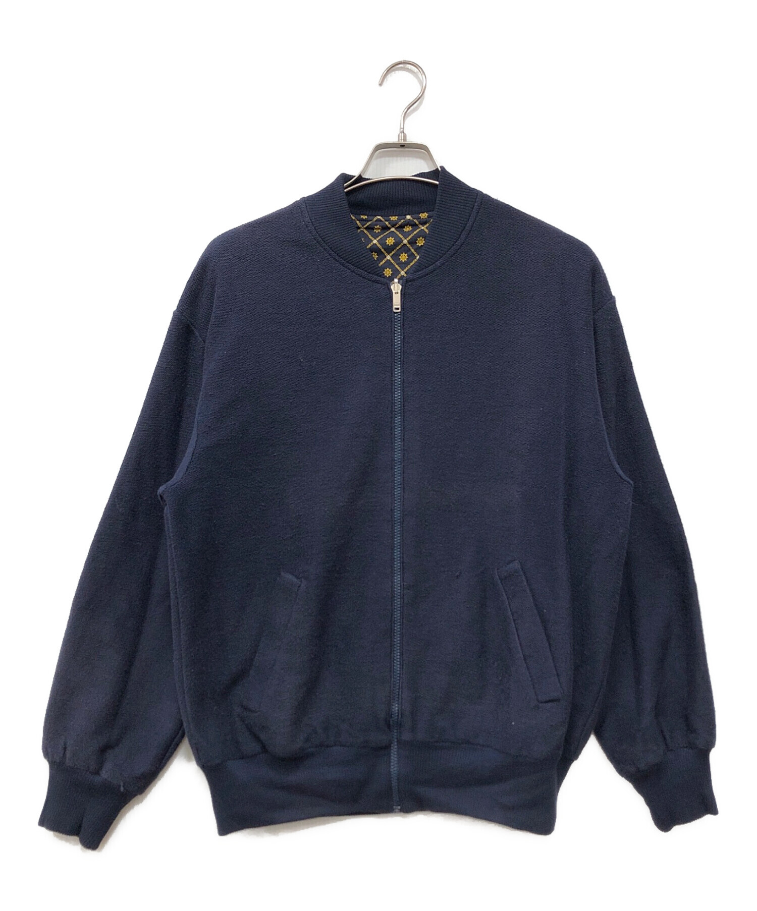 中古・古着通販】GUCCI (グッチ) 総柄リバーシブルジャケット ネイビー 