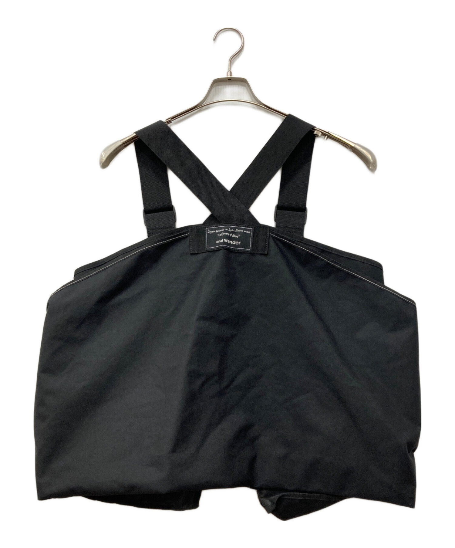 中古・古着通販】and wander (アンドワンダー) field vest ブラック 