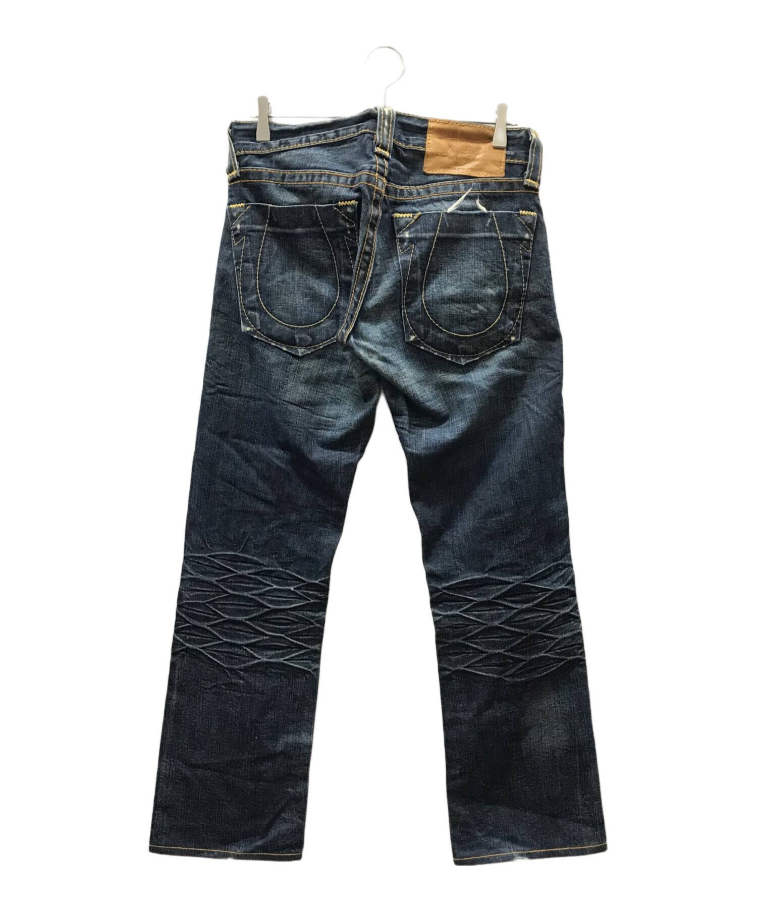 TRUE RELIGION リペアデニムパンツ TRUE RELIGION (トゥルー 