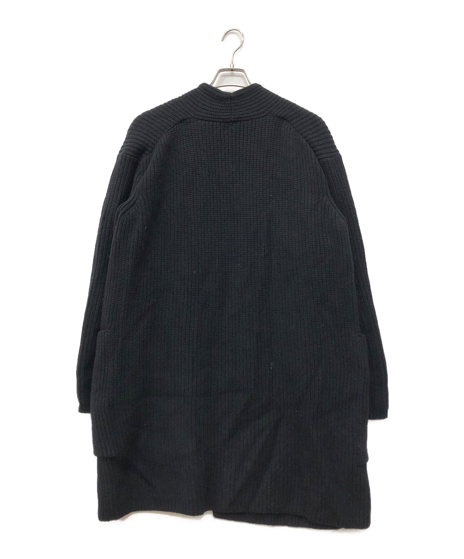 中古・古着通販】ATON (エイトン) CASHMERE WOOL CARDIGAN ブラック