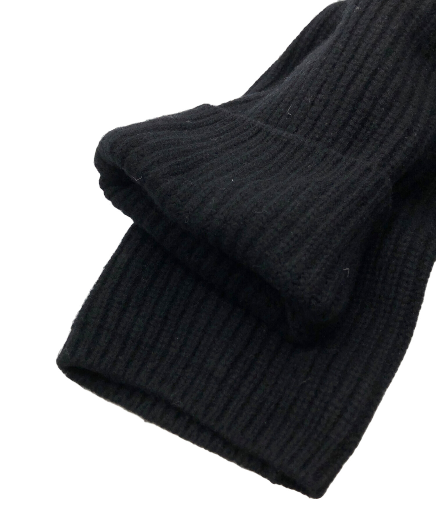 中古・古着通販】ATON (エイトン) CASHMERE WOOL CARDIGAN ブラック