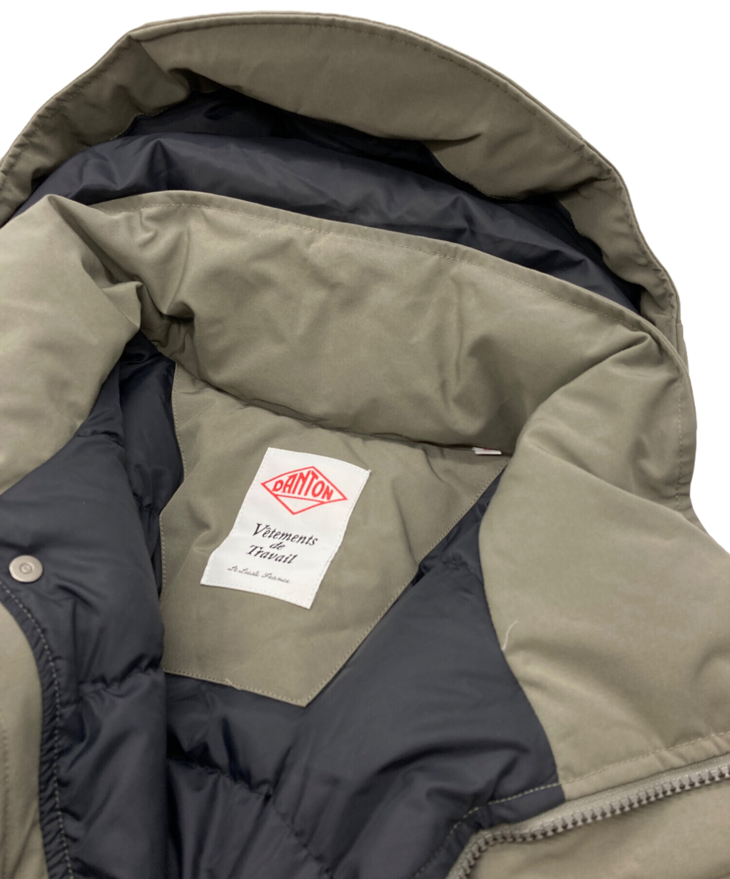 used DANTON DOWN ARMY HOODED JACKET Lサイズ 【公式通販】