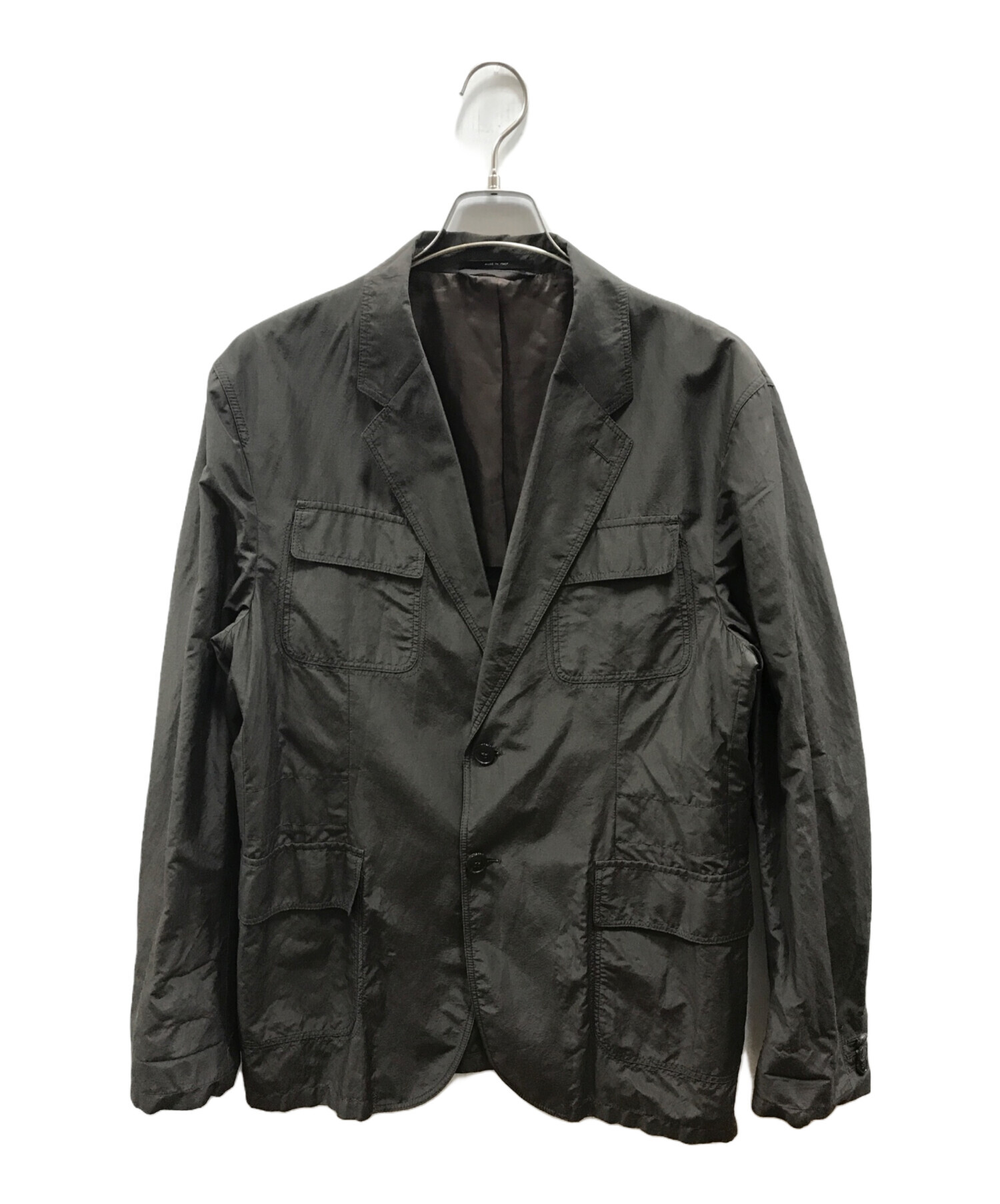 中古・古着通販】GUCCI (グッチ) 2Bジャケット ブラウン サイズ:52  