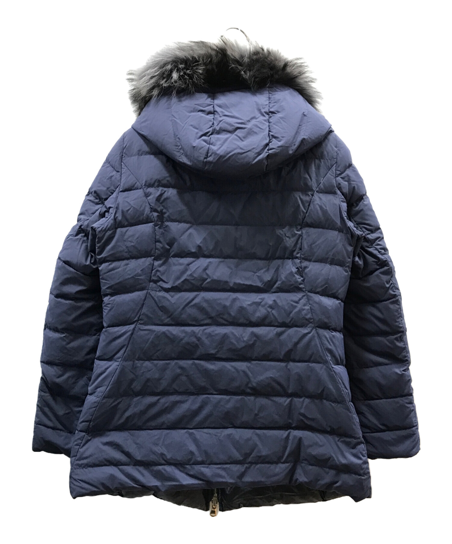 中古・古着通販】TATRAS (タトラス) ファーダウンコート ネイビー