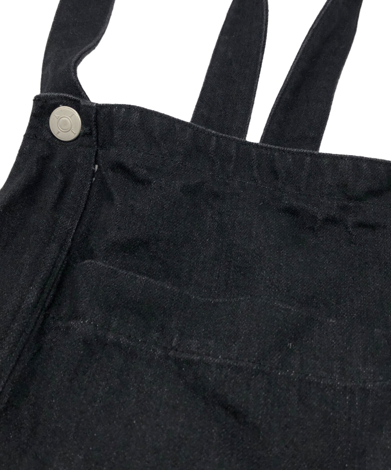 中古・古着通販】KIJI (キジ) オーバーオール ブラック サイズ:4 