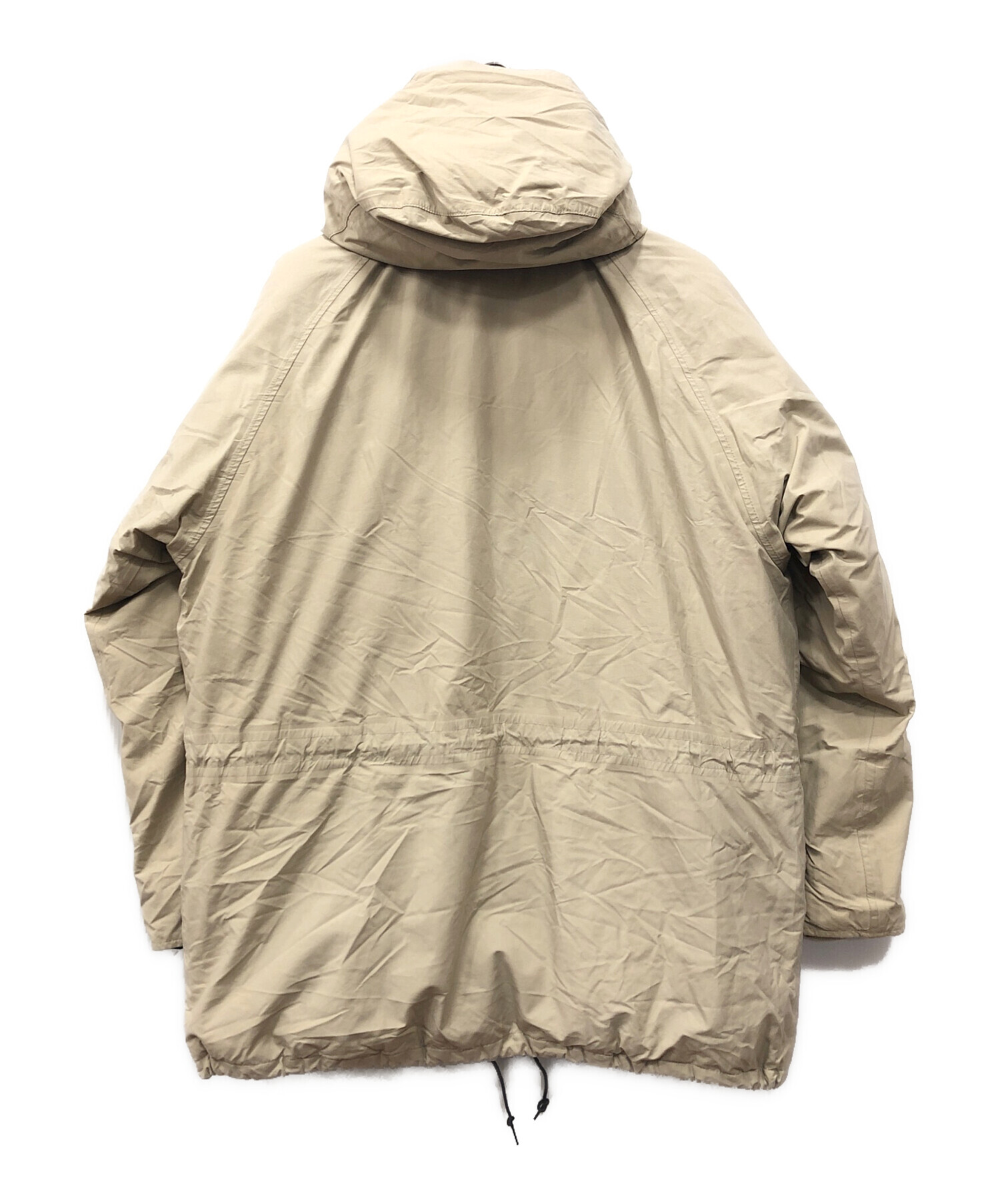 エディーバウアー ダウンジャケット パーカー ベージュ XLサイズ 美品. エディーバウアー EDDIE BAUER ダウン ジャケット ショート ジップ